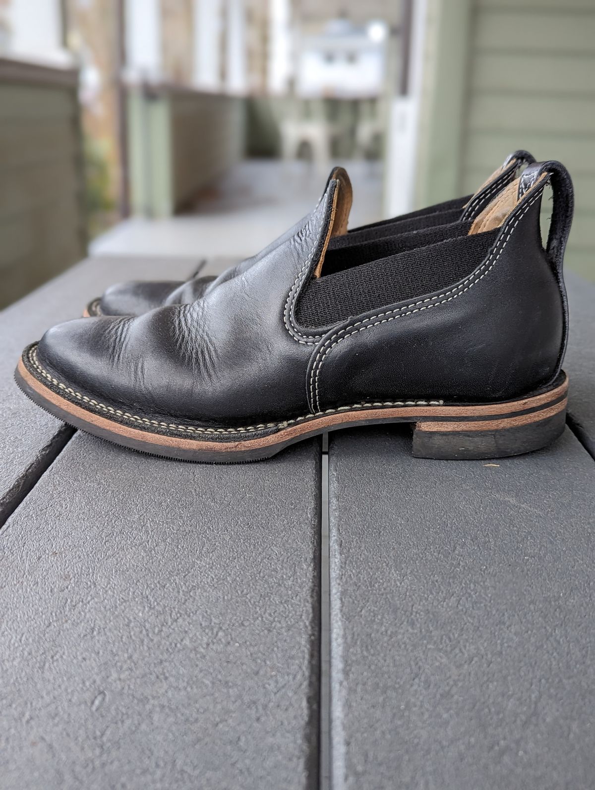 Photo by dreamboot on January 5, 2023 of the Wesco Romeo in Seidel Black Oil Tan.
