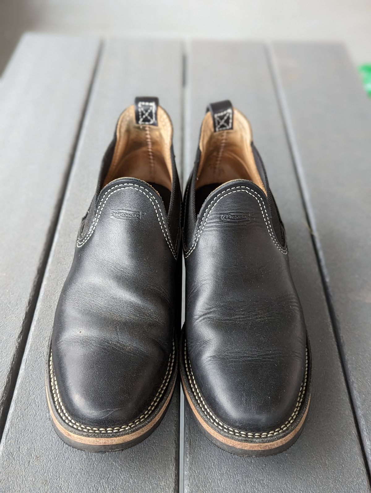 Photo by dreamboot on January 5, 2023 of the Wesco Romeo in Seidel Black Oil Tan.