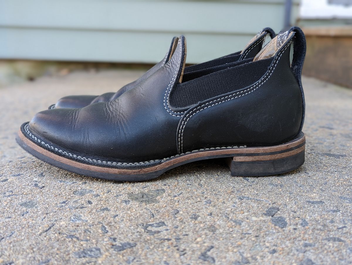 Photo by dreamboot on February 5, 2023 of the Wesco Romeo in Seidel Black Oil Tan.
