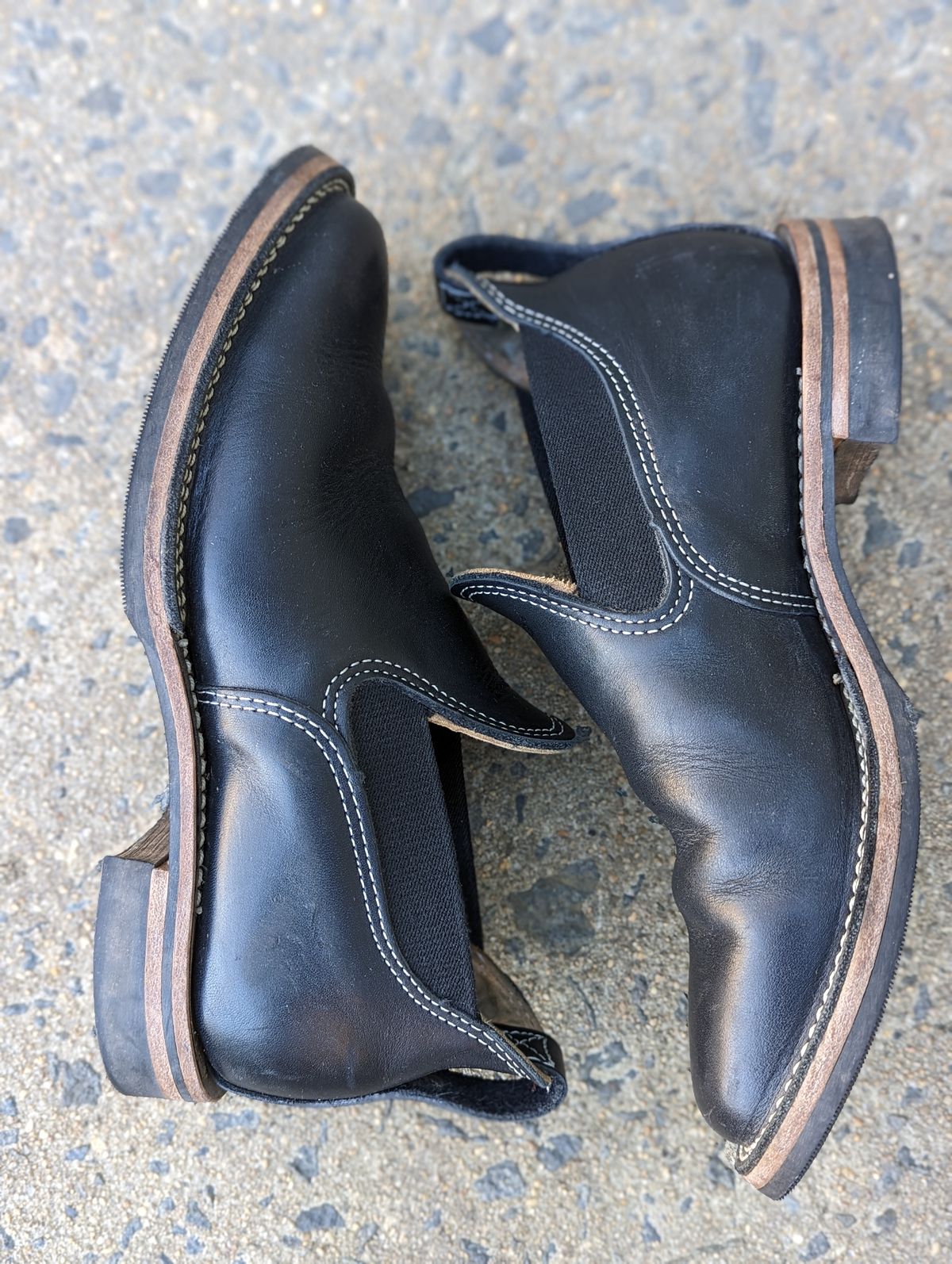 Photo by dreamboot on February 5, 2023 of the Wesco Romeo in Seidel Black Oil Tan.