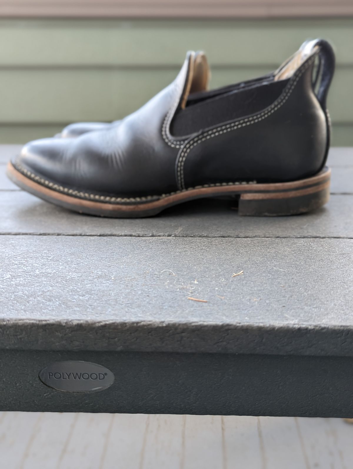 Photo by dreamboot on March 5, 2023 of the Wesco Romeo in Seidel Black Oil Tan.