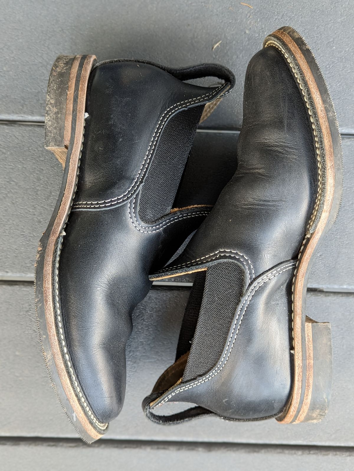 Photo by dreamboot on March 5, 2023 of the Wesco Romeo in Seidel Black Oil Tan.