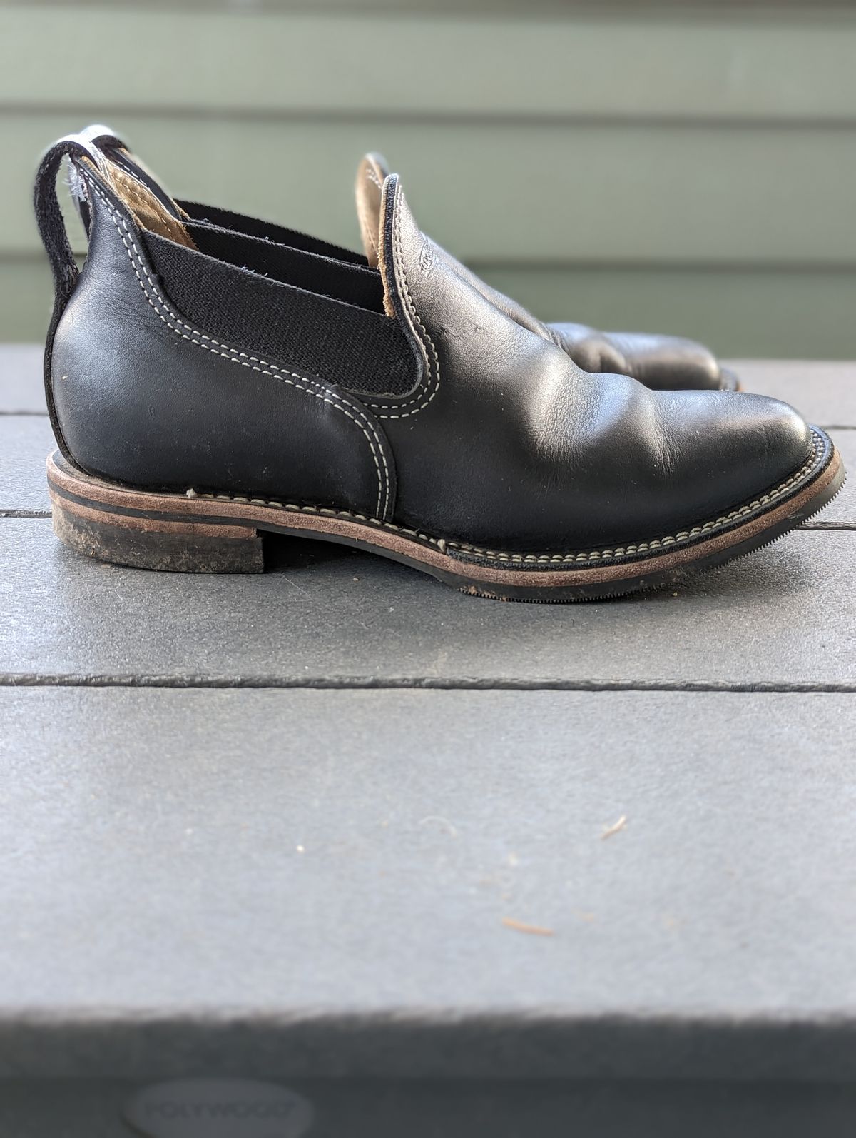 Photo by dreamboot on March 5, 2023 of the Wesco Romeo in Seidel Black Oil Tan.