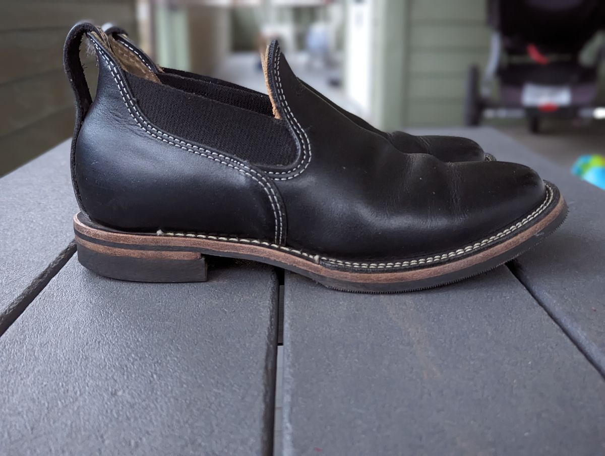 Photo by dreamboot on April 5, 2023 of the Wesco Romeo in Seidel Black Oil Tan.
