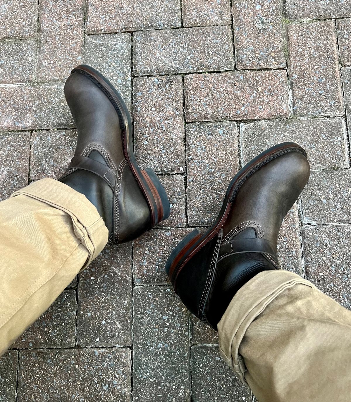 Photo by coolhand0302 on January 23, 2022 of the Wesco Boss Engineer Boot in Seidel Ebony Domain.