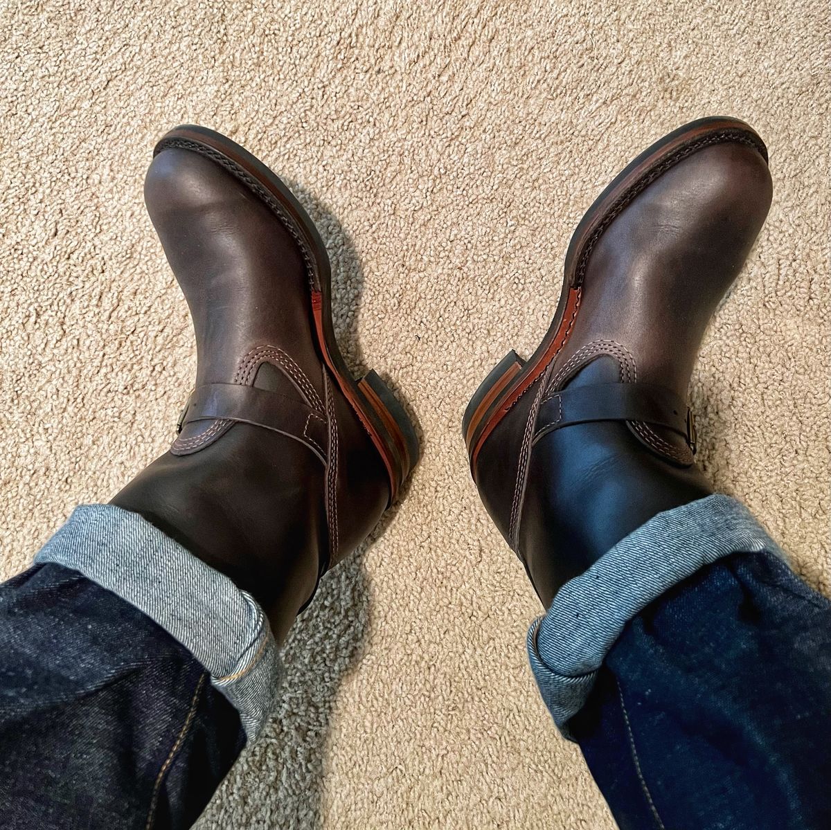 Photo by coolhand0302 on November 4, 2021 of the Wesco Boss Engineer Boot in Seidel Ebony Domain.