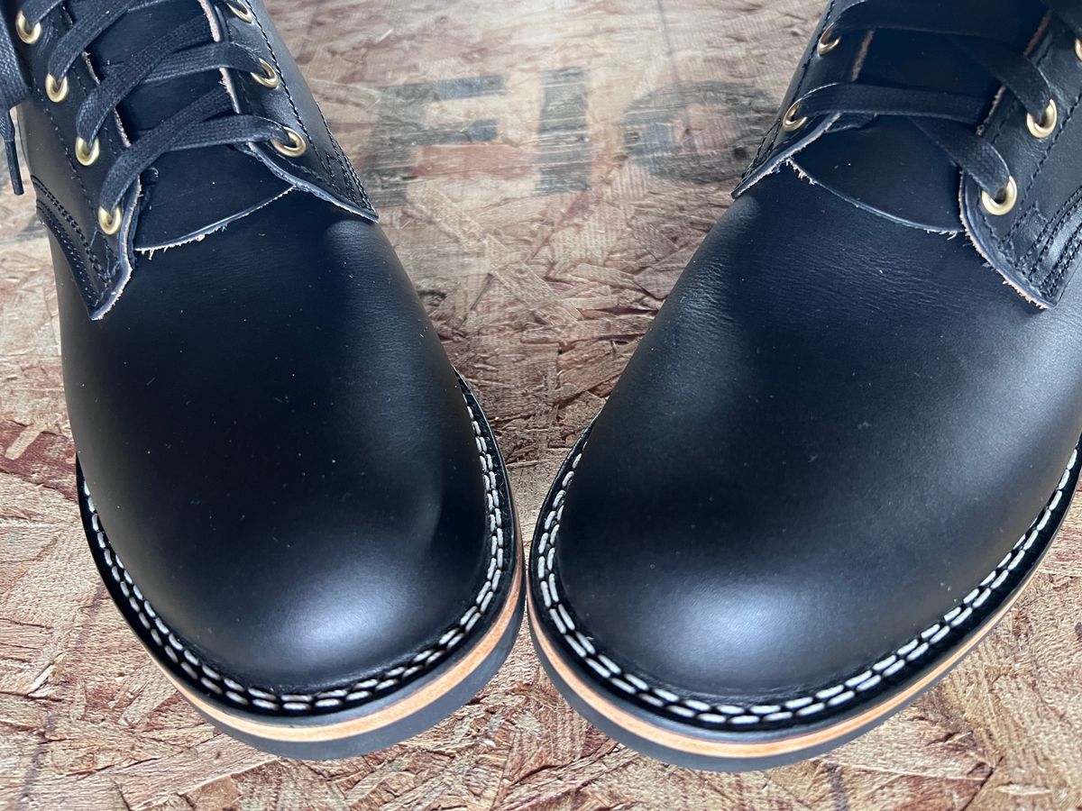 Photo by tlr on January 19, 2024 of the Nicks Free Range in Wickett & Craig Black Oiled Latigo.