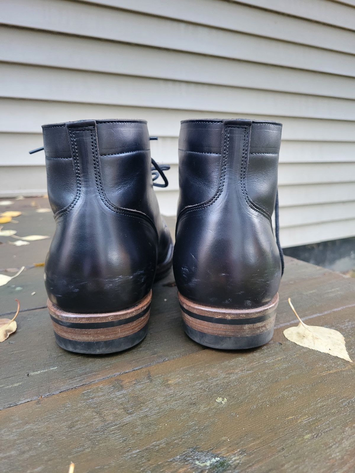 Photo by JoshankRedemption on October 2, 2025 of the Iron Boots Pitman in Seidel Black Double Shot.
