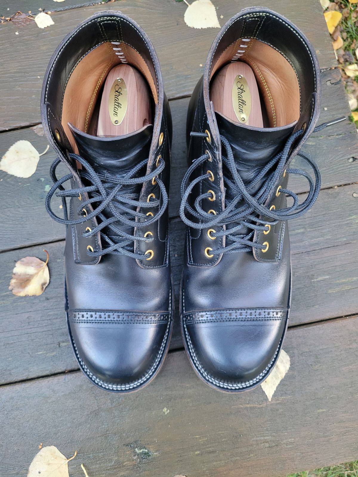 Photo by JoshankRedemption on October 2, 2025 of the Iron Boots Pitman in Seidel Black Double Shot.