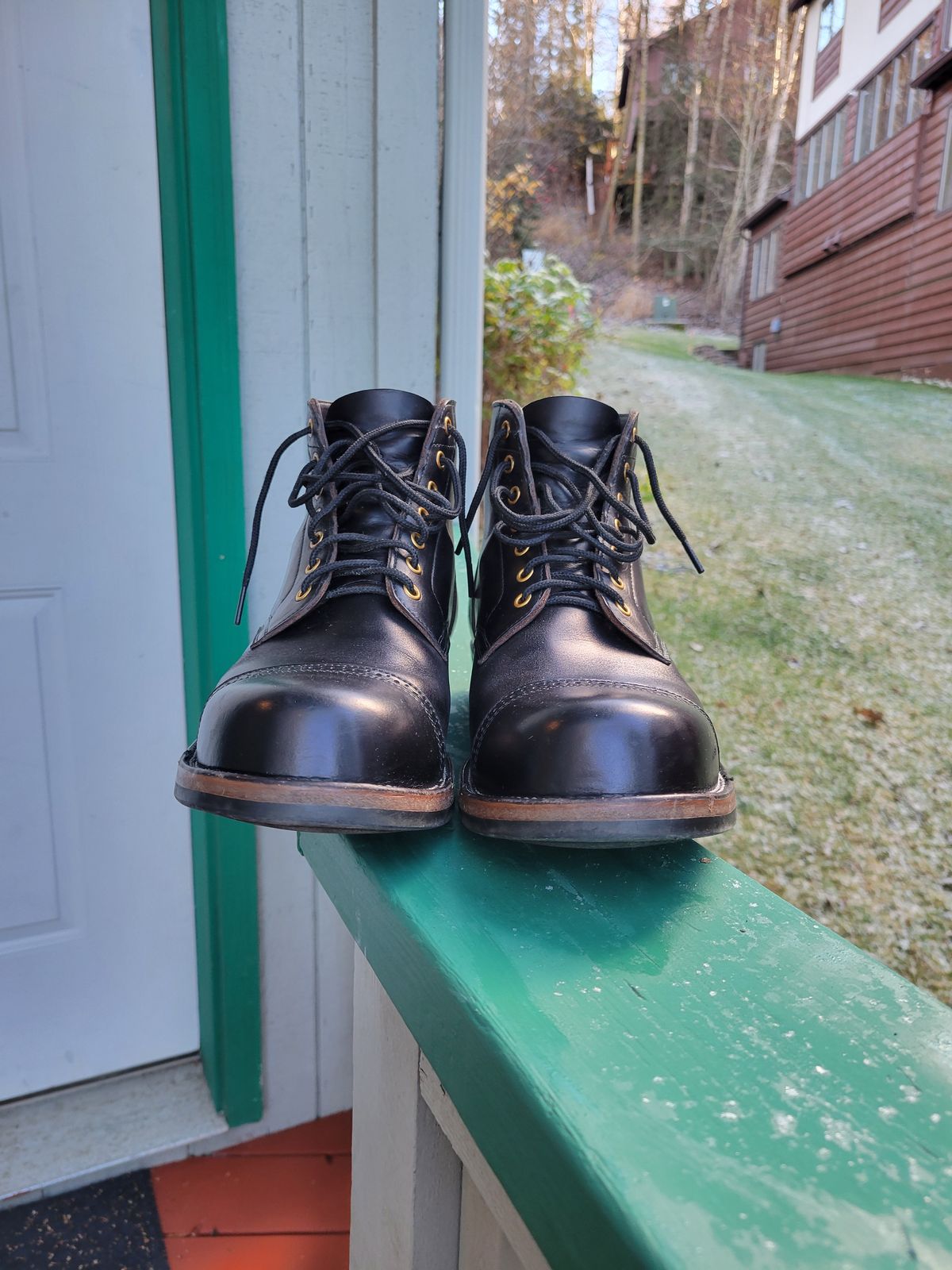 Photo by JoshankRedemption on November 3, 2025 of the Iron Boots Pitman in Seidel Black Double Shot.