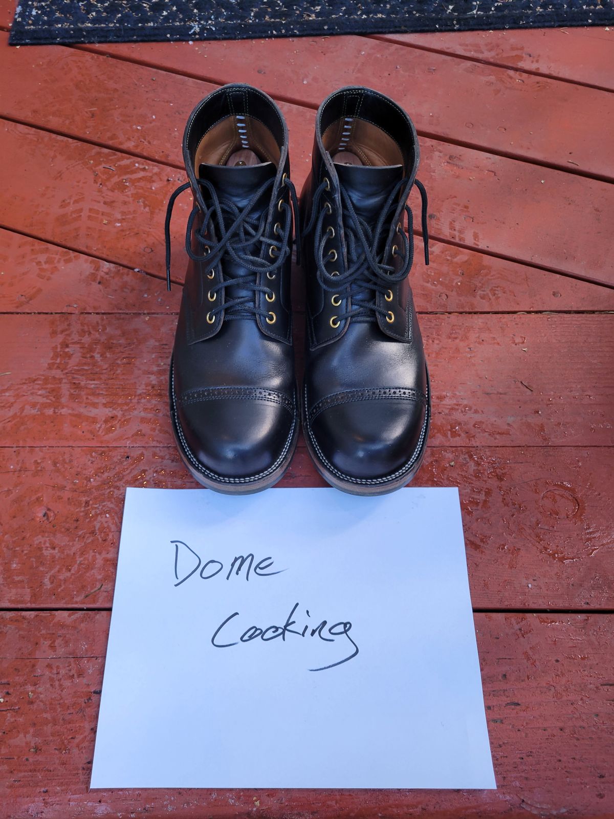 Photo by JoshankRedemption on November 3, 2025 of the Iron Boots Pitman in Seidel Black Double Shot.