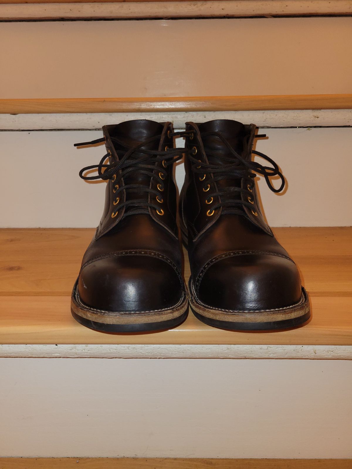 Photo by JoshankRedemption on February 3, 2026 of the Iron Boots Pitman in Seidel Black Double Shot.