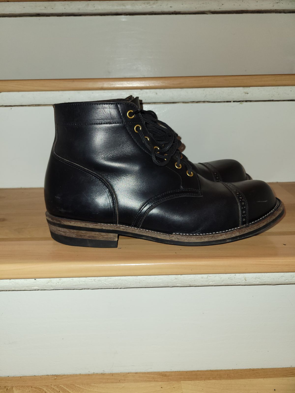 Photo by JoshankRedemption on February 3, 2026 of the Iron Boots Pitman in Seidel Black Double Shot.