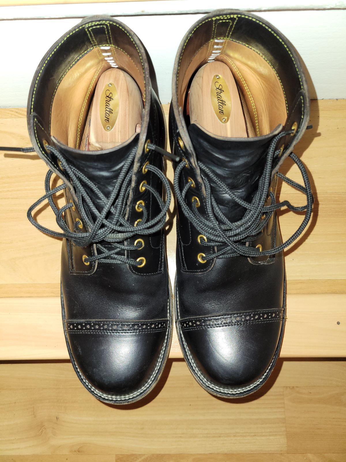 Photo by JoshankRedemption on February 3, 2026 of the Iron Boots Pitman in Seidel Black Double Shot.