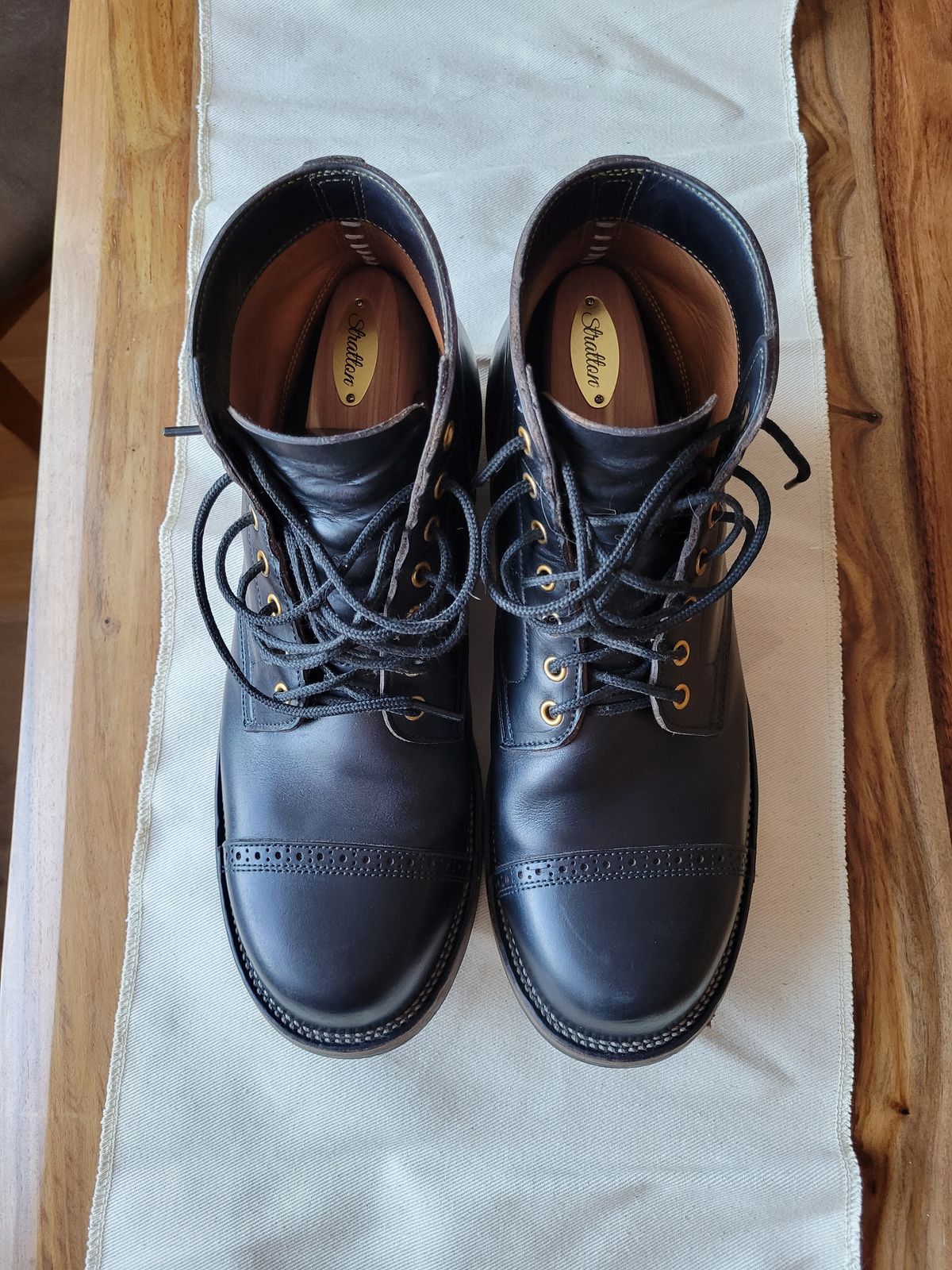 Photo by JoshankRedemption on March 1, 2026 of the Iron Boots Pitman in Seidel Black Double Shot.