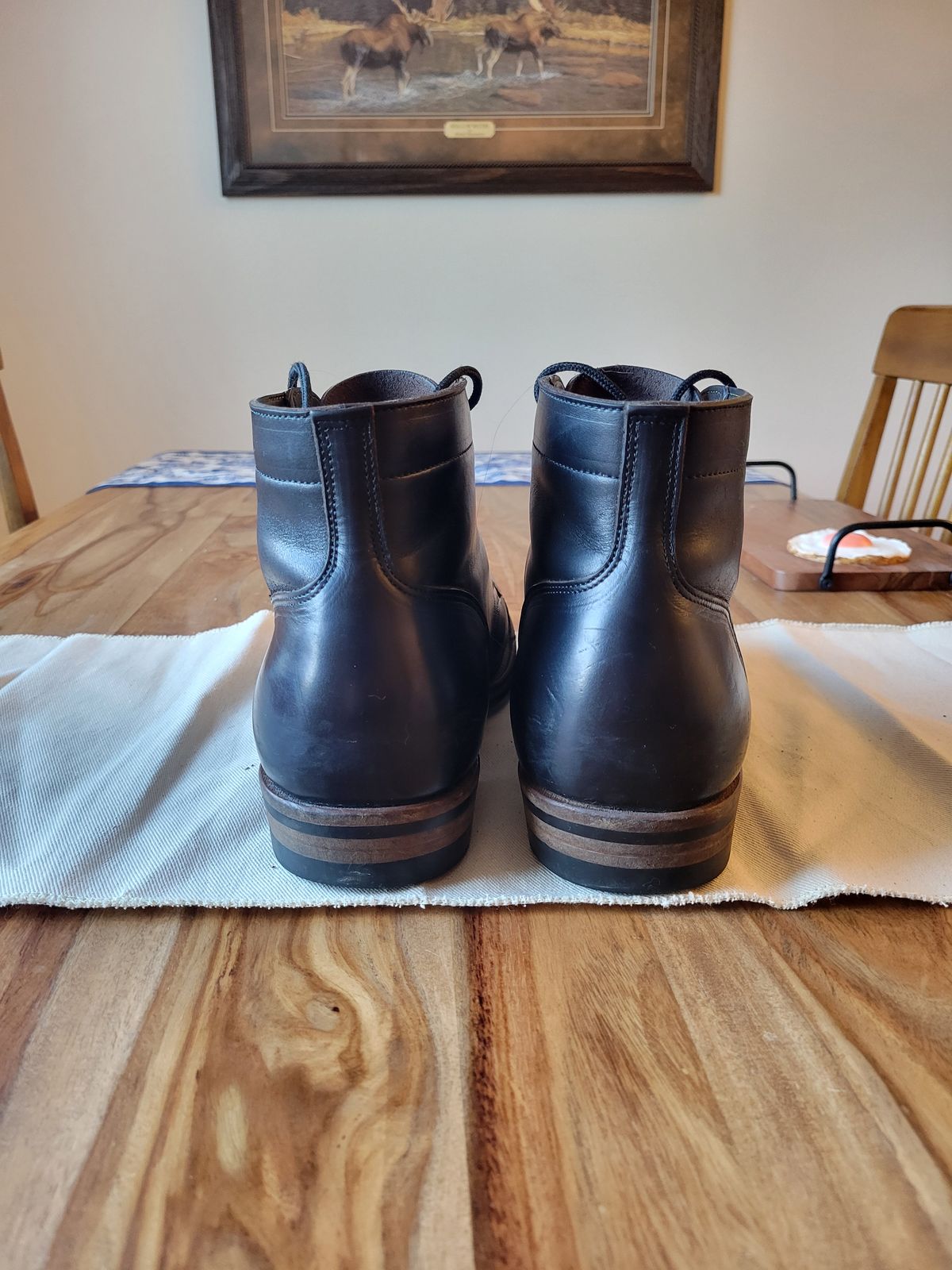 Photo by JoshankRedemption on April 2, 2026 of the Iron Boots Pitman in Seidel Black Double Shot.