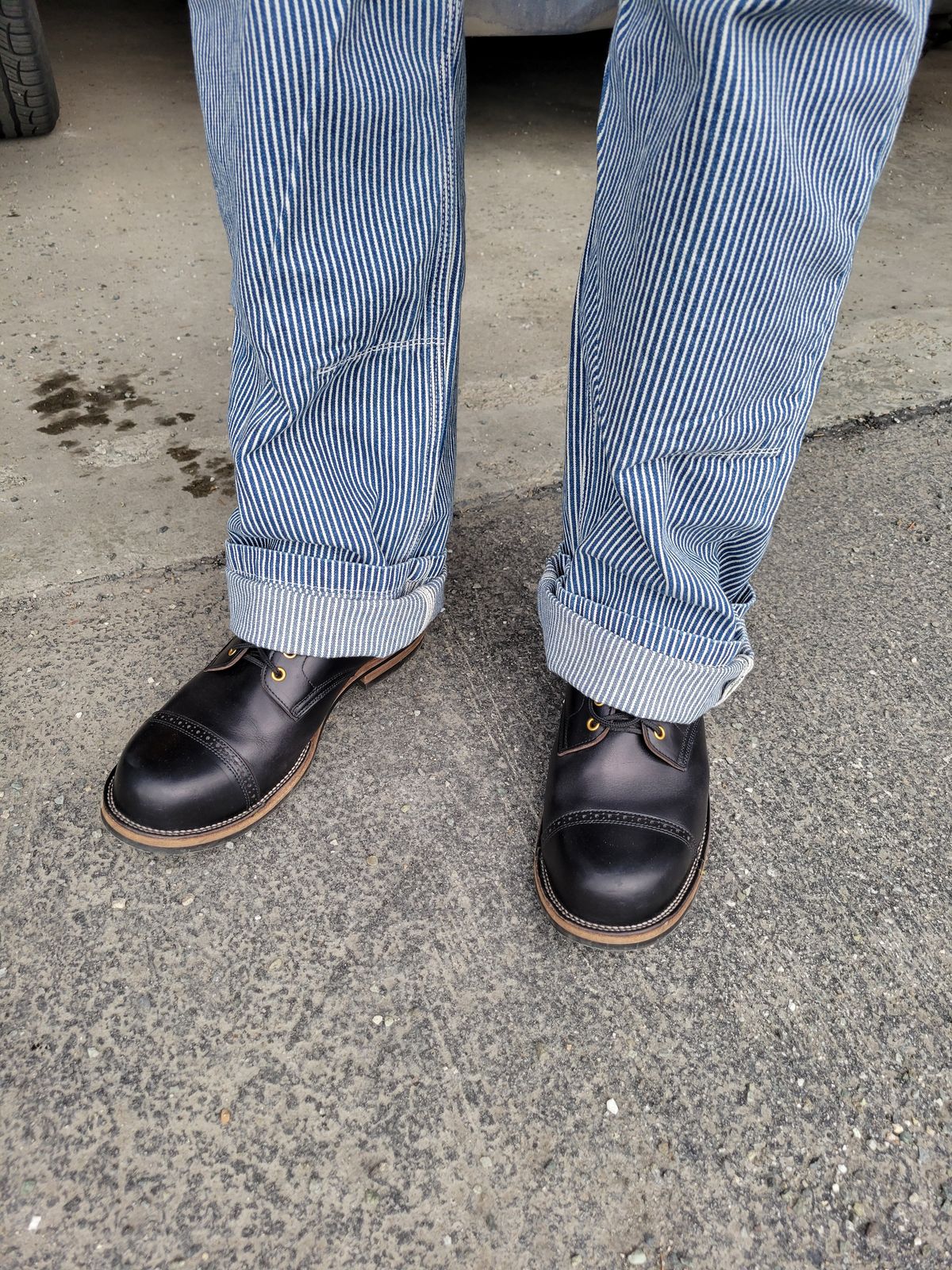 Photo by JoshankRedemption on April 28, 2026 of the Iron Boots Pitman in Seidel Black Double Shot.