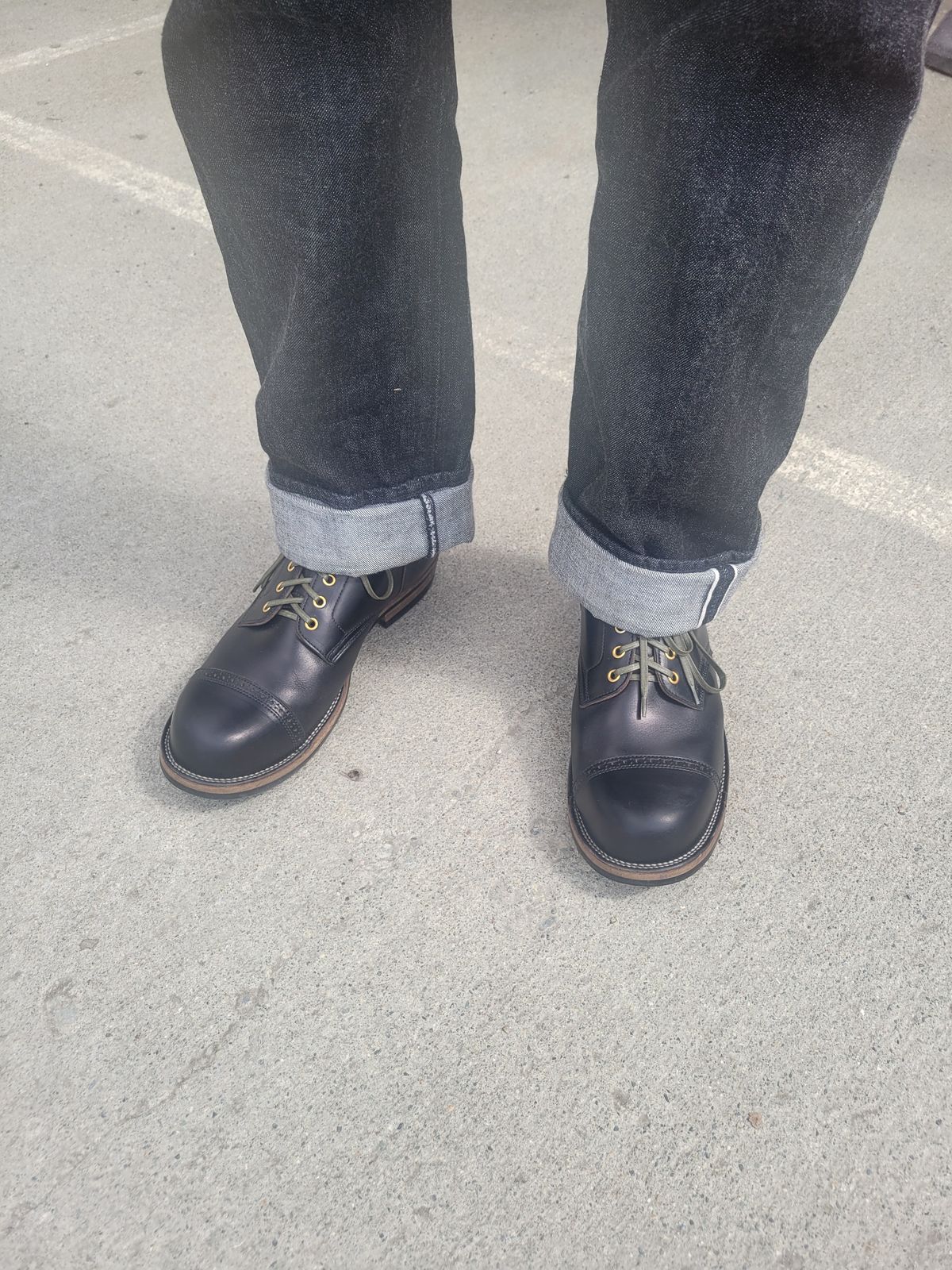 Photo by JoshankRedemption on May 31, 2026 of the Iron Boots Pitman in Seidel Black Double Shot.