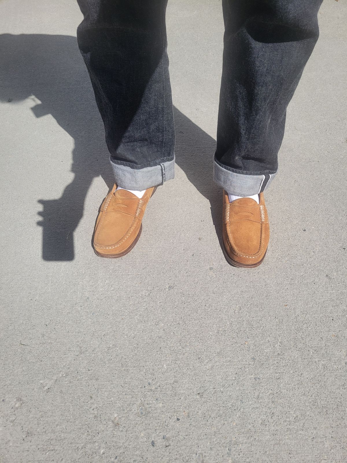 Photo by JoshankRedemption on June 3, 2026 of the Yuketen Rob's Loafer in Conceria Opera Rough Out.