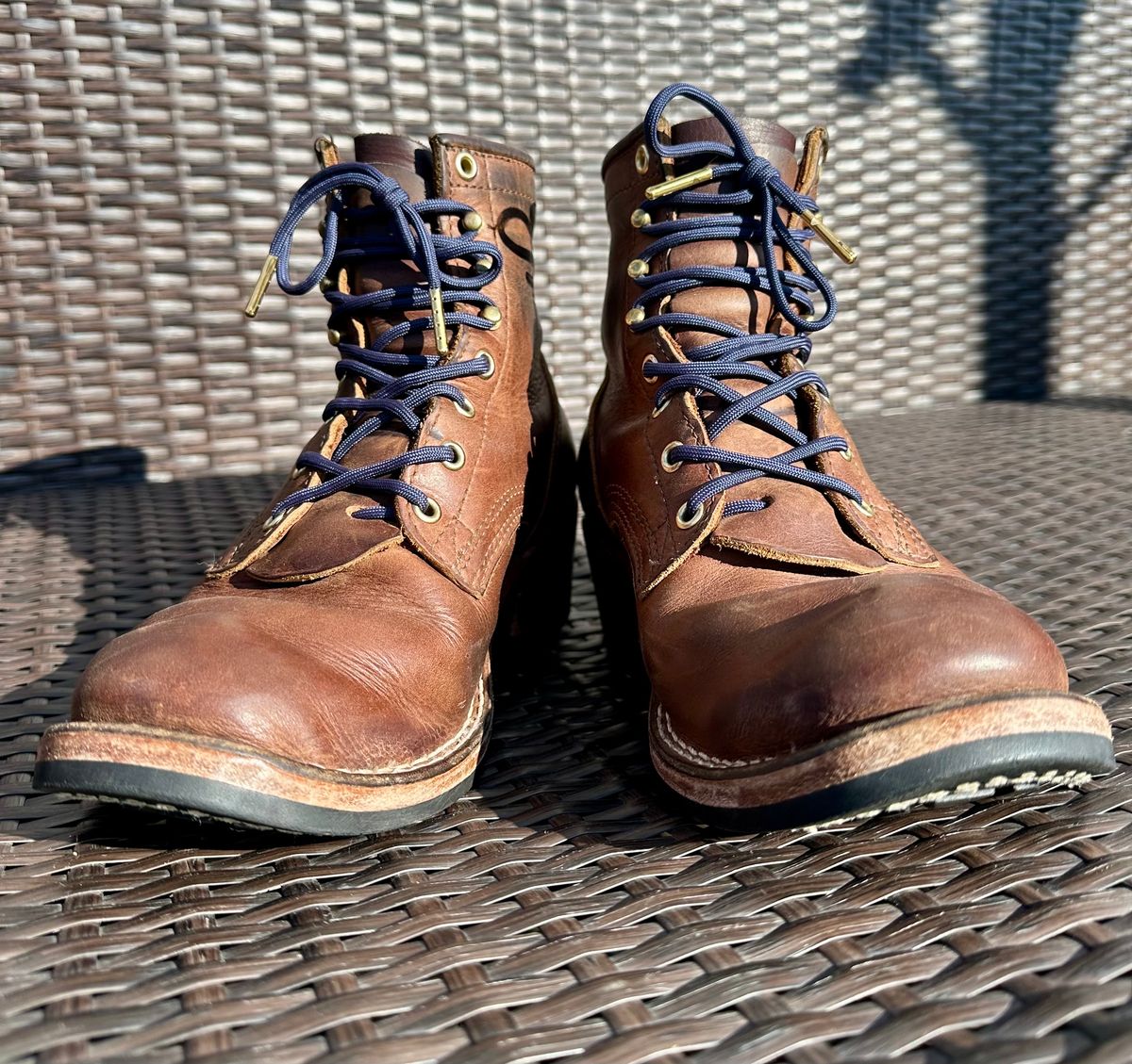 Photo by jeremy.m.boyd on January 4, 2024 of the Nicks MTO in Horween Whiskey Predator.