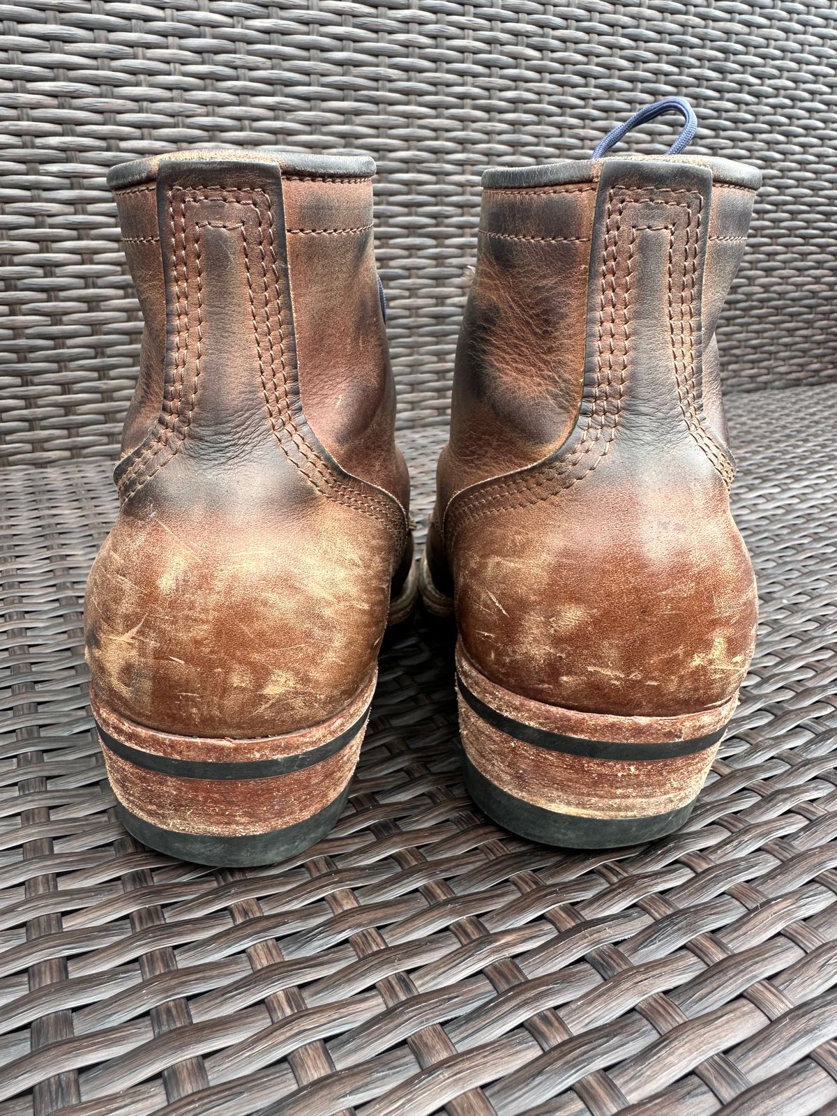 Photo by jeremy.m.boyd on February 4, 2024 of the Nicks MTO in Horween Whiskey Predator.