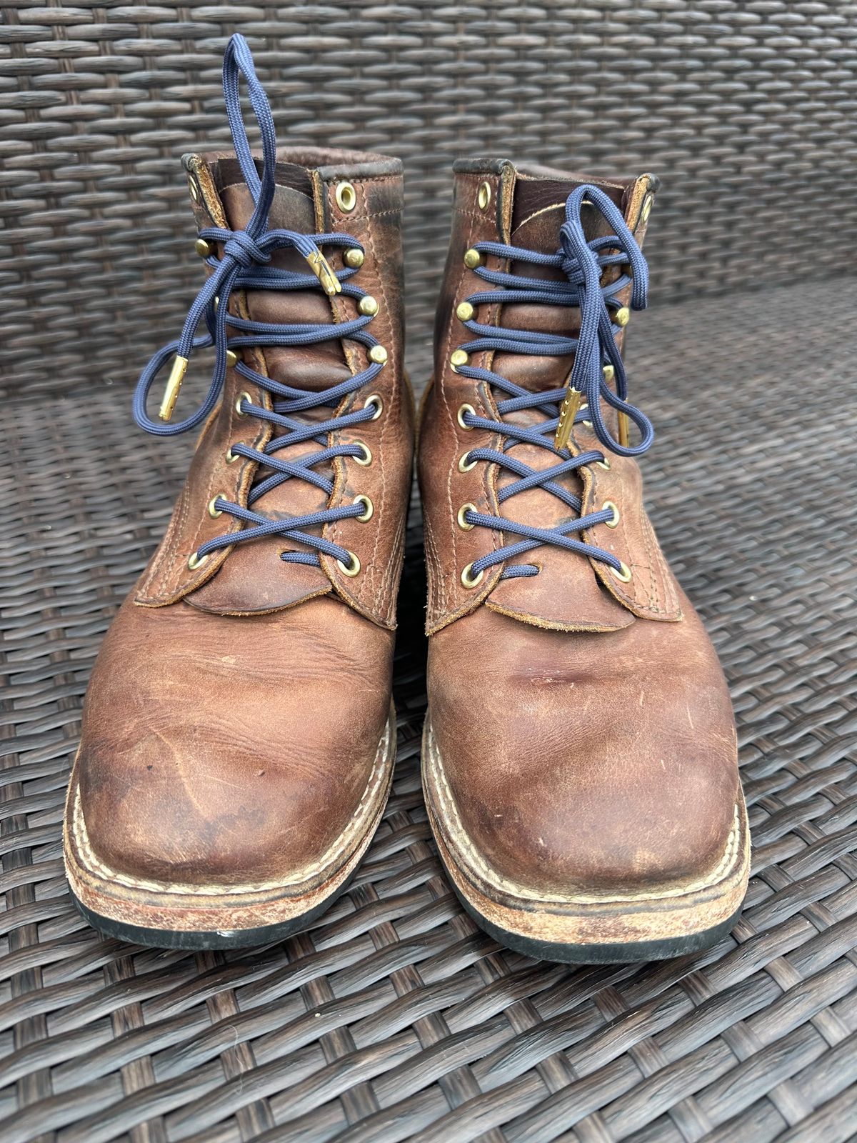 Photo by jeremy.m.boyd on February 4, 2024 of the Nicks MTO in Horween Whiskey Predator.