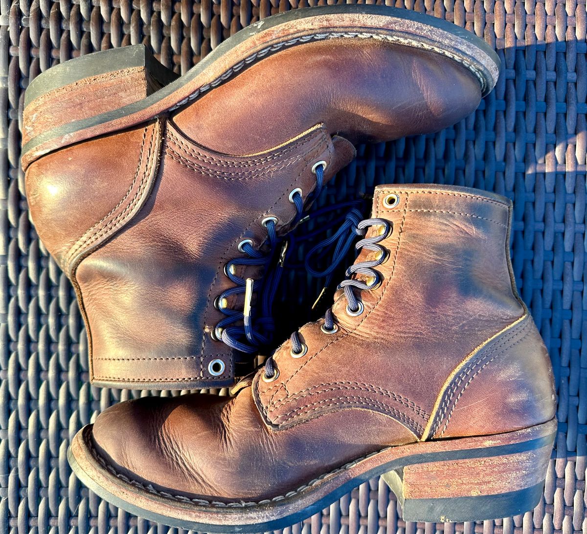 Photo by jeremy.m.boyd on March 3, 2024 of the Nicks MTO in Horween Whiskey Predator.