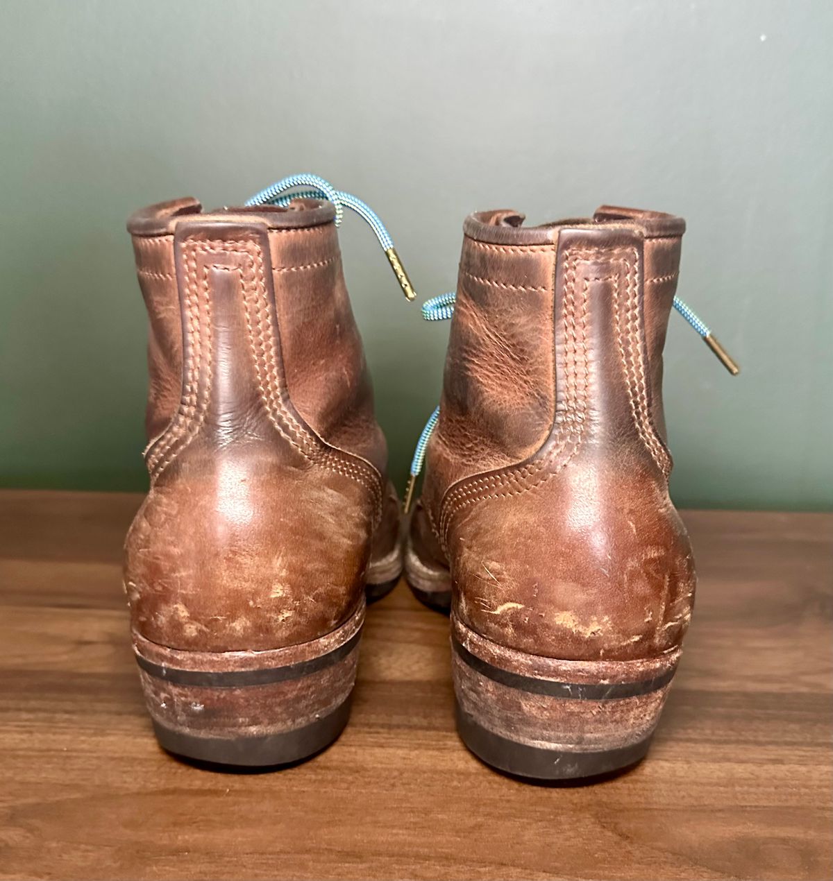 Photo by jeremy.m.boyd on April 2, 2024 of the Nicks MTO in Horween Whiskey Predator.
