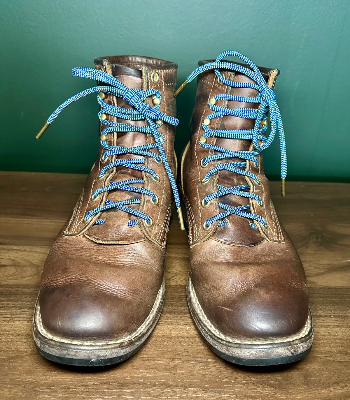 Photo by jeremy.m.boyd on April 2, 2024 of the Nicks MTO in Horween Whiskey Predator.