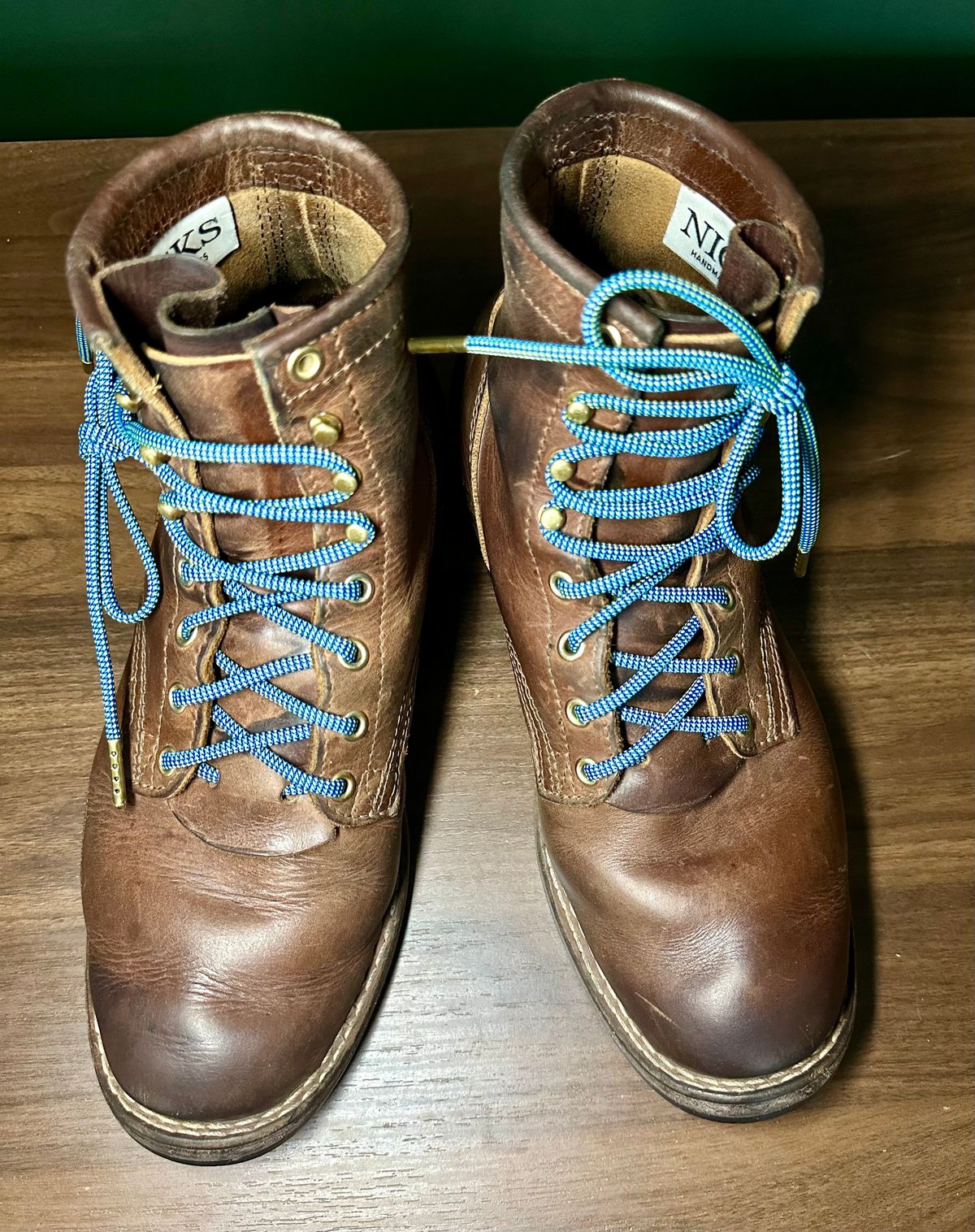 Photo by jeremy.m.boyd on April 2, 2024 of the Nicks MTO in Horween Whiskey Predator.