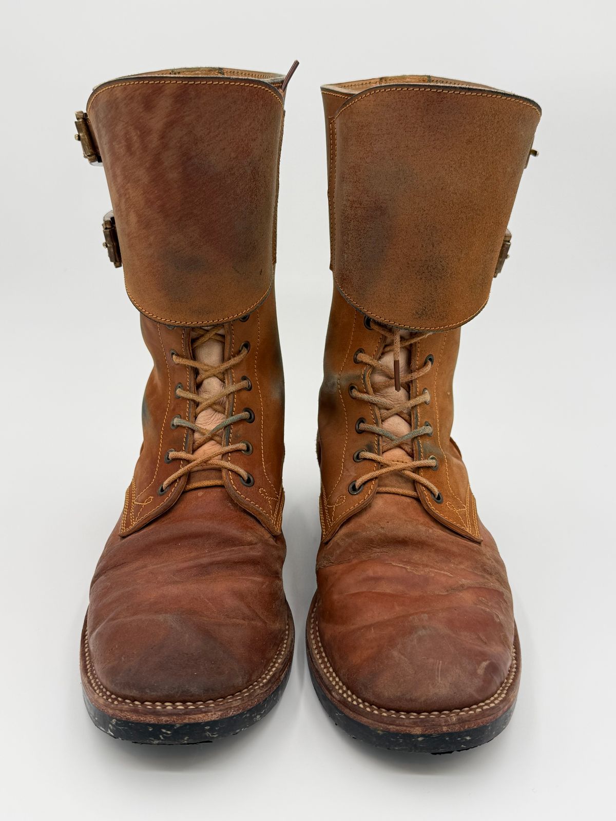 Photo by jeremy.m.boyd on November 5, 2025 of the Fortis Boots Custom Model in Maryam Natural Horsebutt.