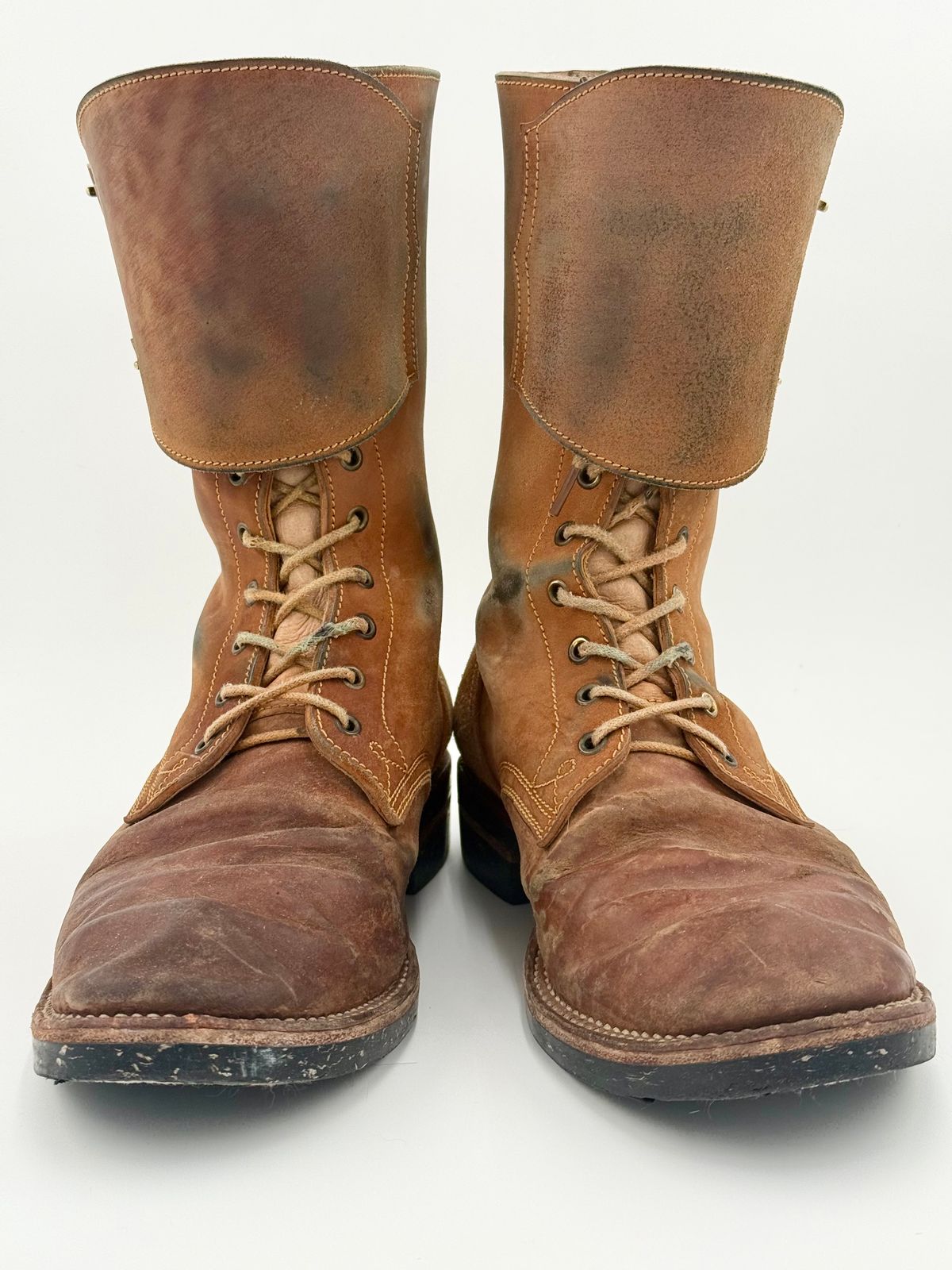 Photo by jeremy.m.boyd on February 4, 2026 of the Fortis Boots Custom Model in Maryam Natural Horsebutt.