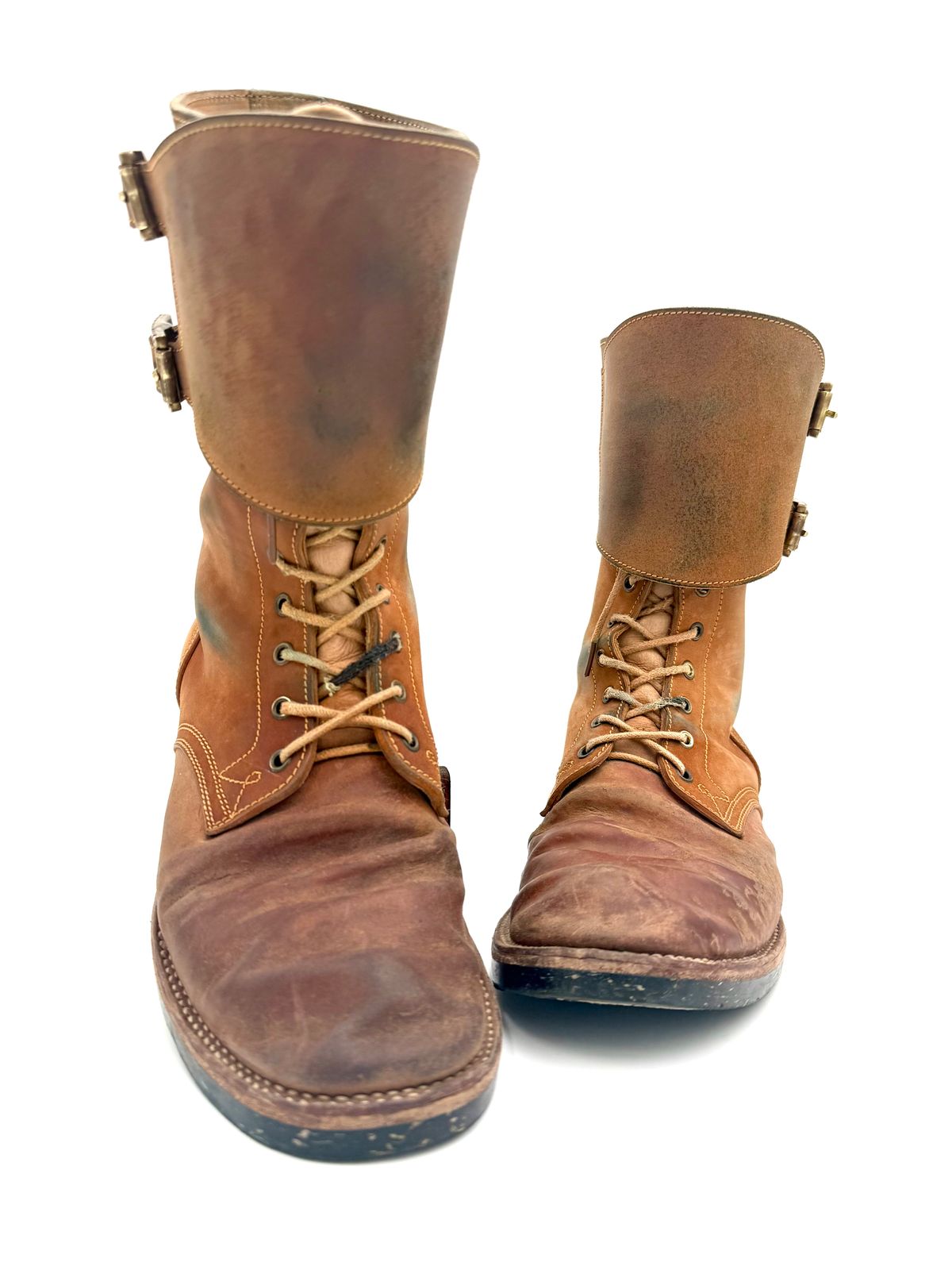 Photo by jeremy.m.boyd on March 4, 2026 of the Fortis Boots Custom Model in Maryam Natural Horsebutt.