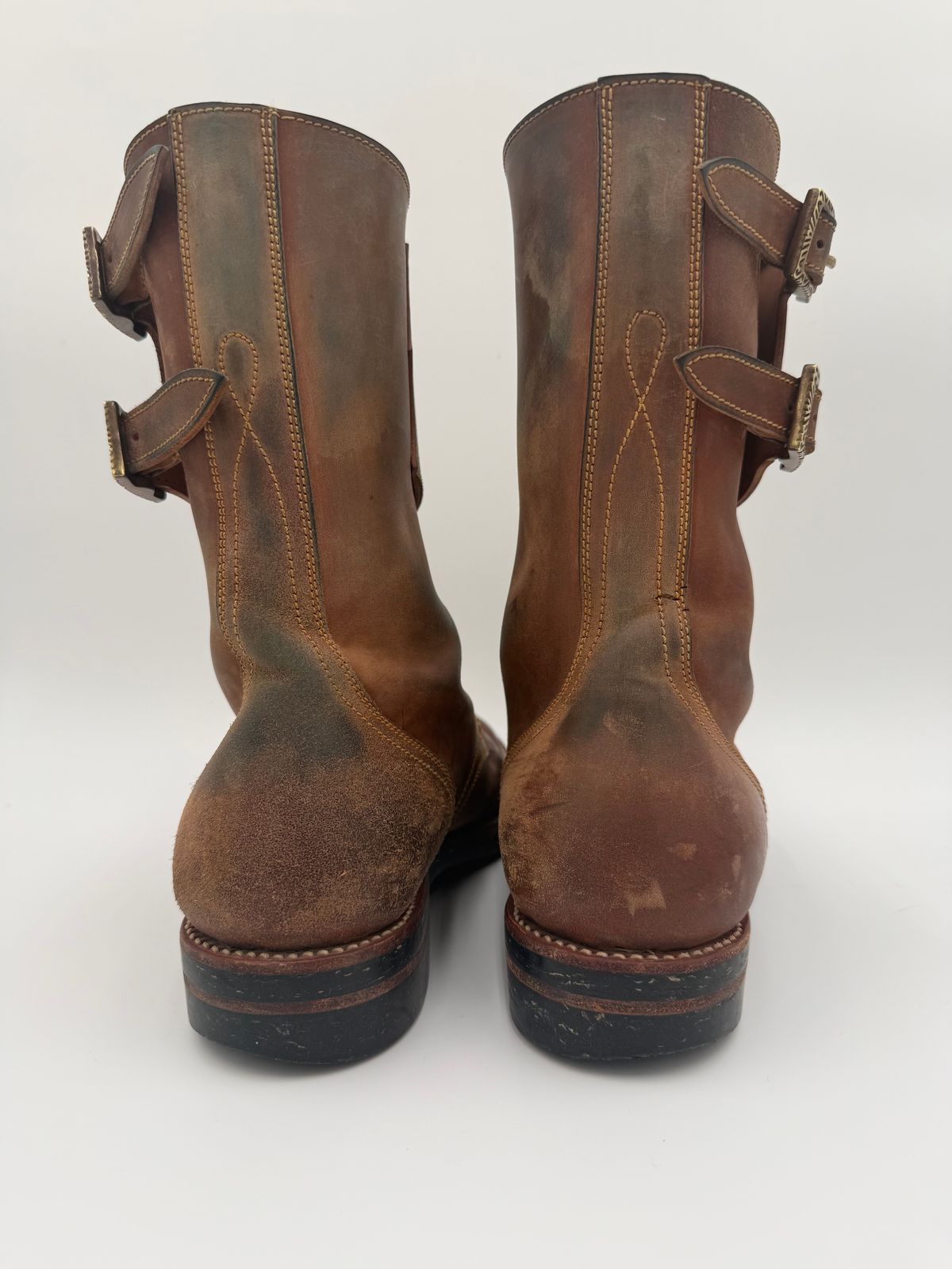 Photo by jeremy.m.boyd on April 3, 2026 of the Fortis Boots Custom Model in Maryam Natural Horsebutt.