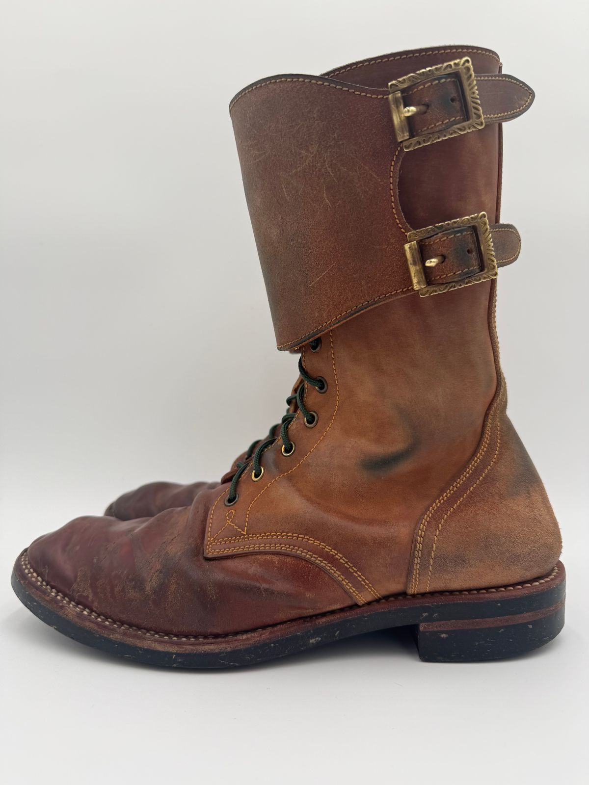 Photo by jeremy.m.boyd on April 3, 2026 of the Fortis Boots Custom Model in Maryam Natural Horsebutt.