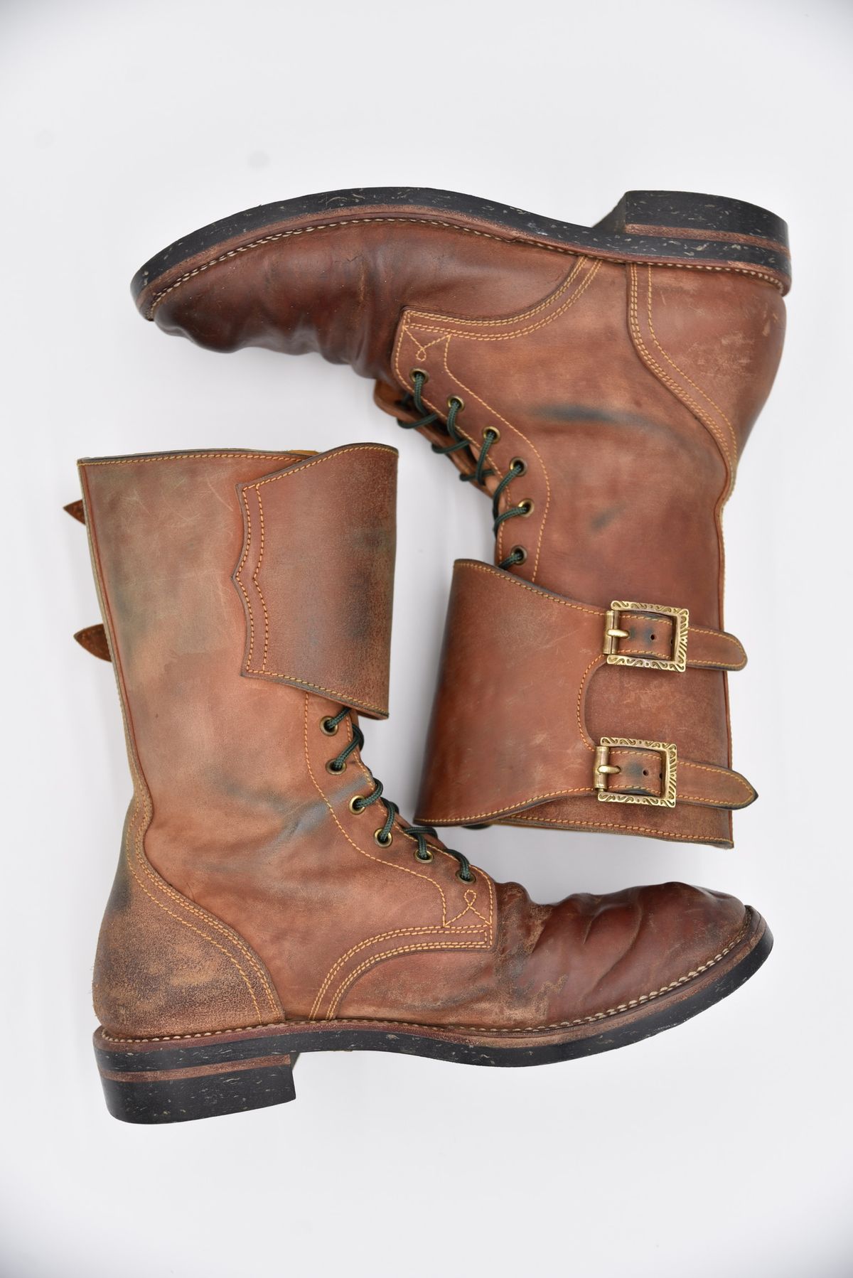 Photo by jeremy.m.boyd on April 3, 2026 of the Fortis Boots Custom Model in Maryam Natural Horsebutt.