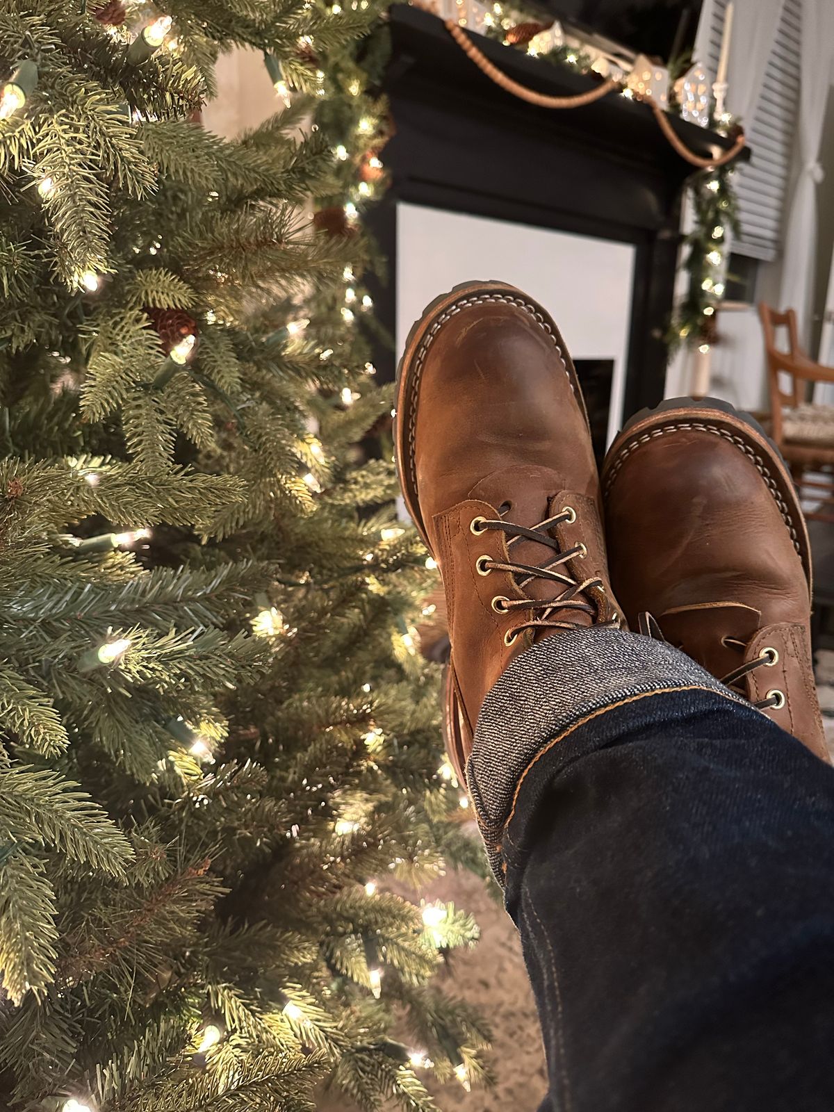 Photo by jeremy.m.boyd on November 18, 2022 of the Nicks Overlander in Horween Orange Predator.