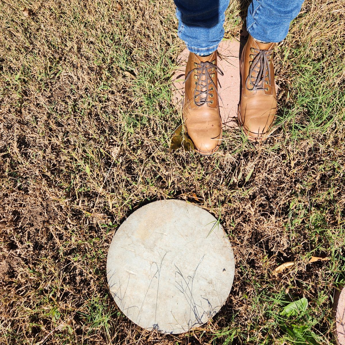 Photo by wildflowersnboots on October 29, 2024 of the Grant Stone Nora Boot in Horween Dune Chromexcel.