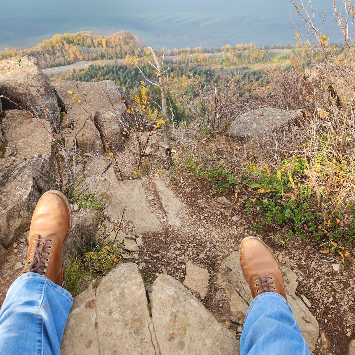 Photo by wildflowersnboots on November 8, 2024 of the Grant Stone Nora Boot in Horween Dune Chromexcel.