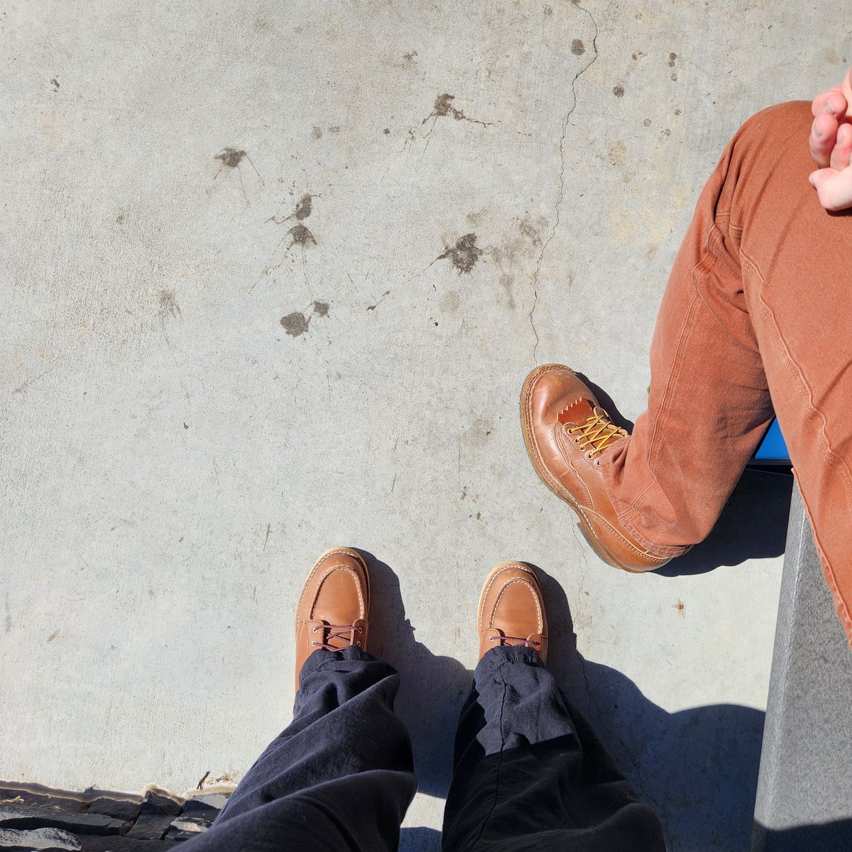 Photo by wildflowersnboots on October 12, 2025 of the Red Wing 6-Inch Classic Moc in Mocha Oro Iginal.