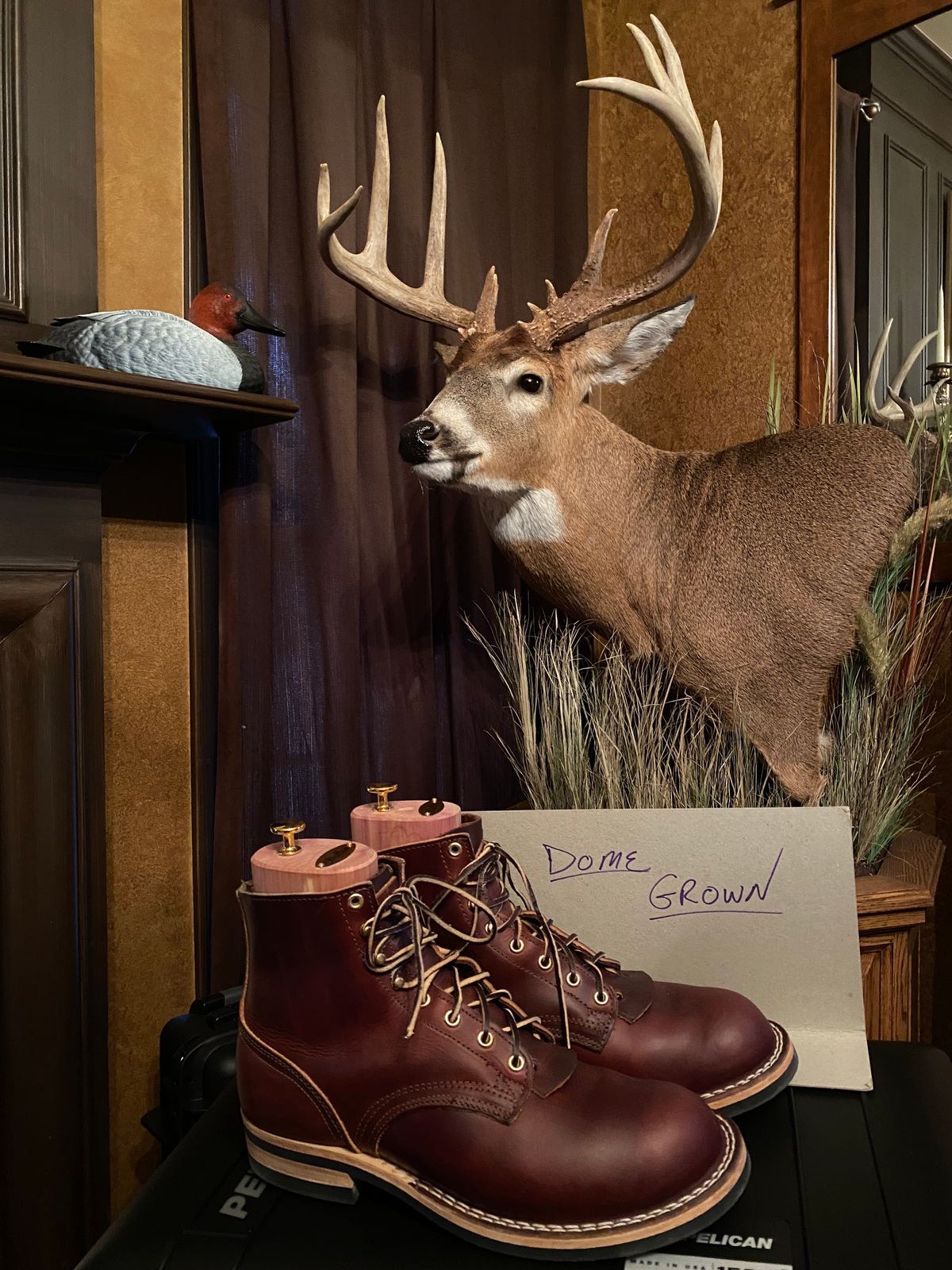 Photo by dakotablues on November 1, 2023 of the Nicks Free Range in Wickett & Craig Buck Brown Double Stuffed.