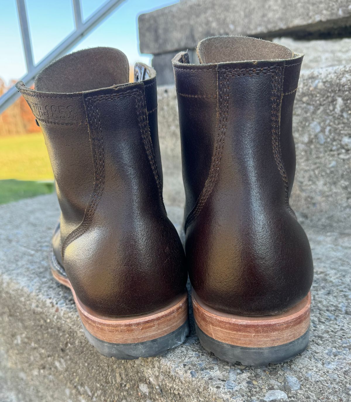Photo by demko on November 3, 2024 of the White's MP-M1TC in Horween Cinnamon Waxed Flesh.