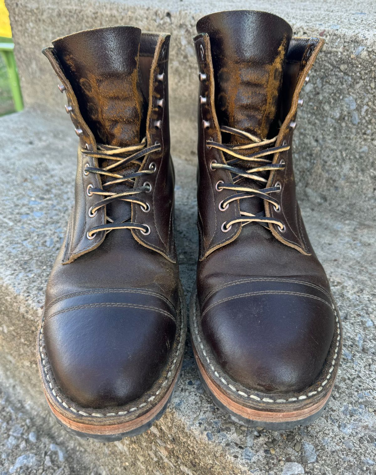 Photo by demko on November 3, 2024 of the White's MP-M1TC in Horween Cinnamon Waxed Flesh.