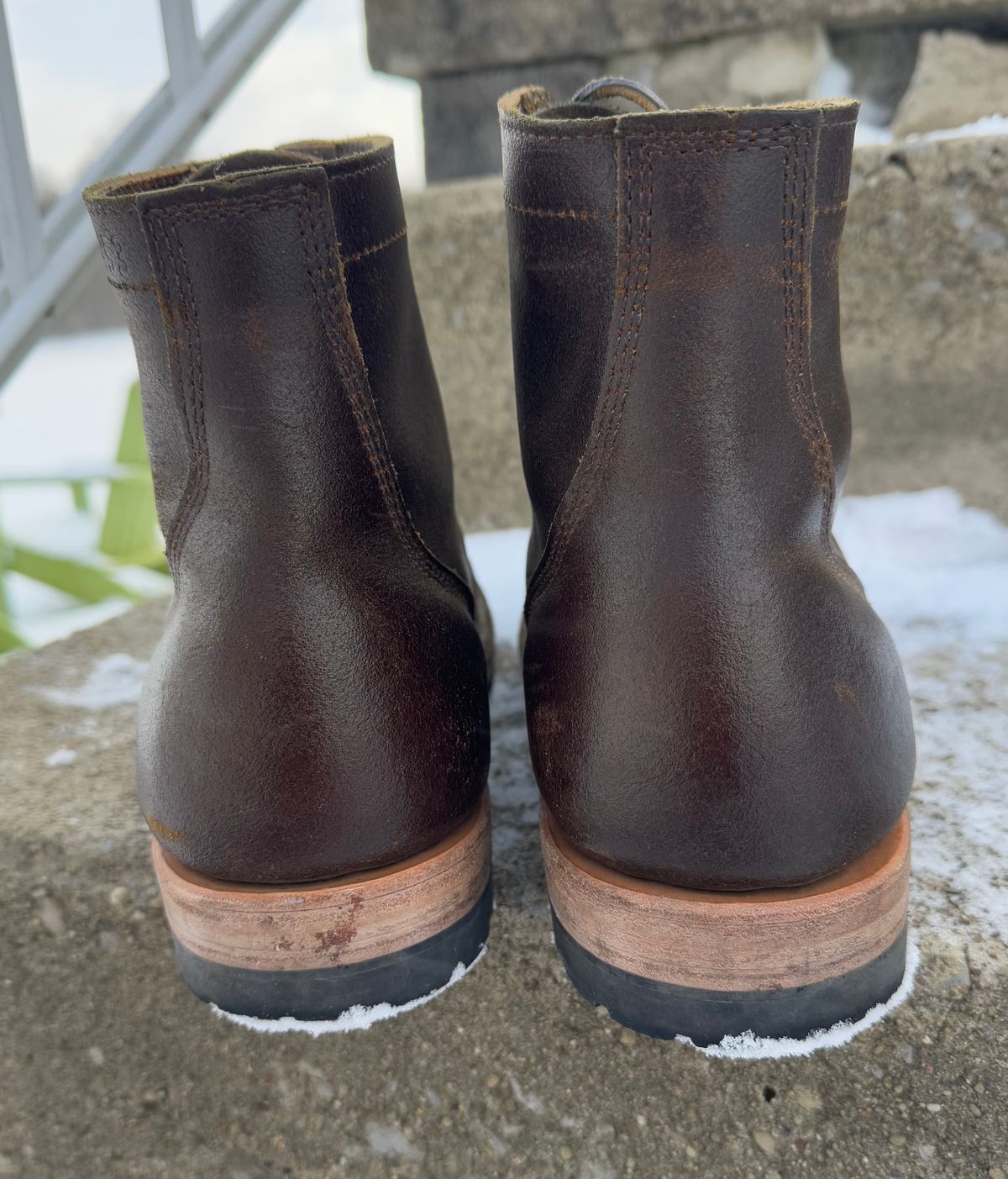 Photo by demko on January 4, 2025 of the White's MP-M1TC in Horween Cinnamon Waxed Flesh.