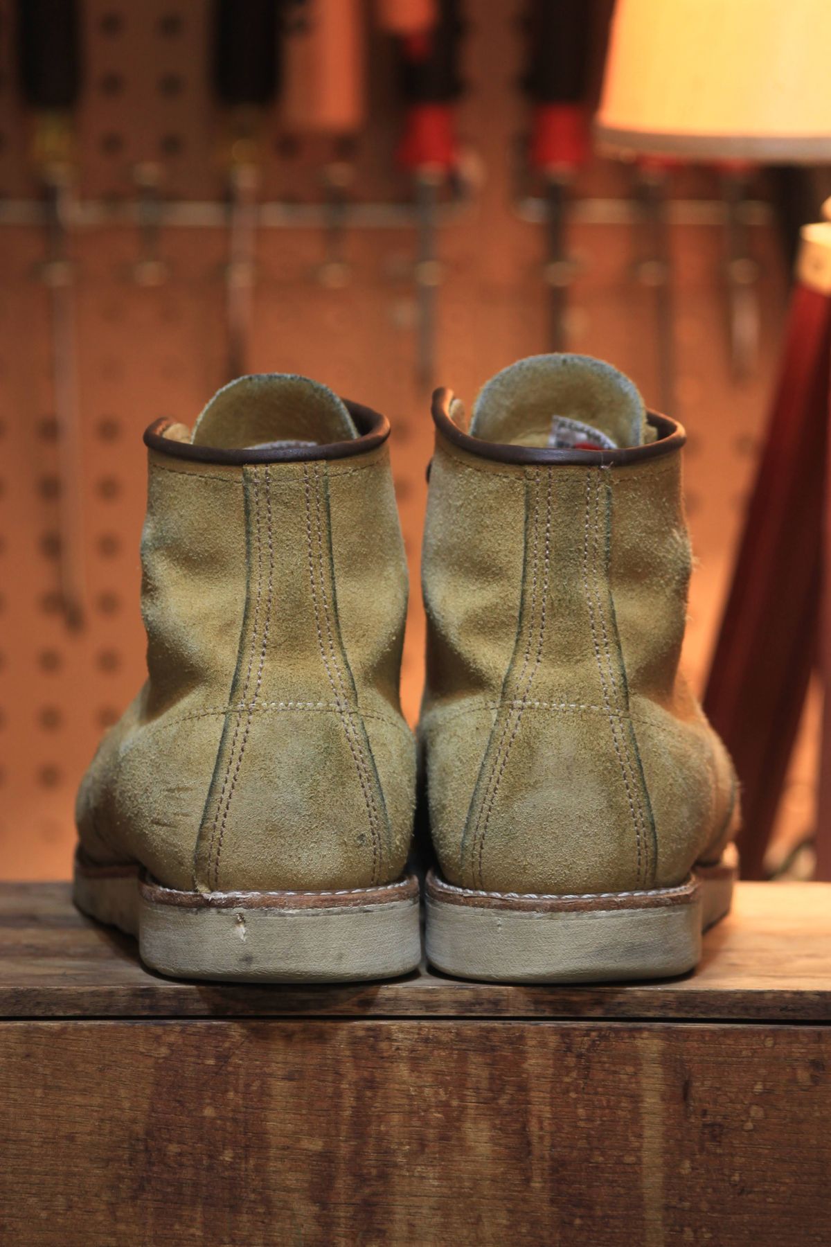 Photo by djsharris on December 5, 2023 of the Red Wing 6-Inch Classic Moc in S.B. Foot Hawthorne Abilene.