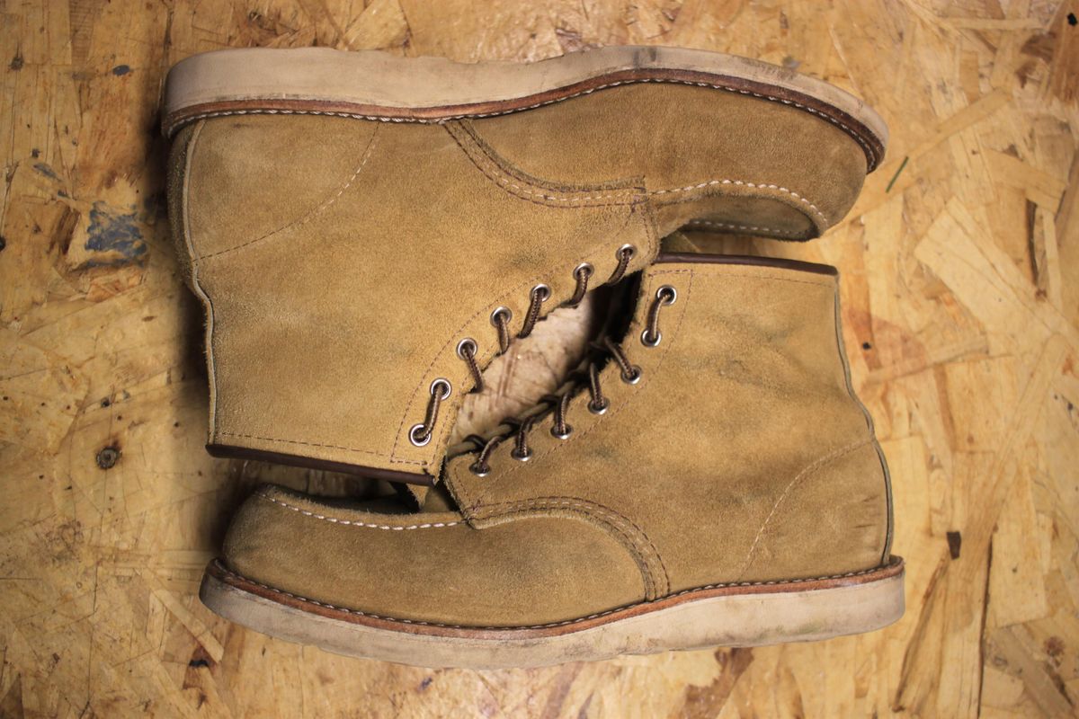 Photo by djsharris on December 5, 2023 of the Red Wing 6-Inch Classic Moc in S.B. Foot Hawthorne Abilene.
