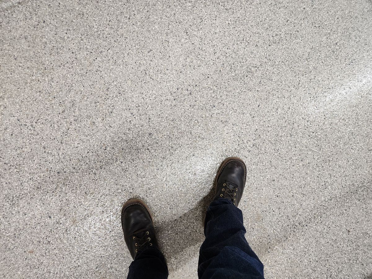 Photo by Leroy on March 6, 2024 of the Nicks x Zuriick Merriman in Horween Black Chromexcel.