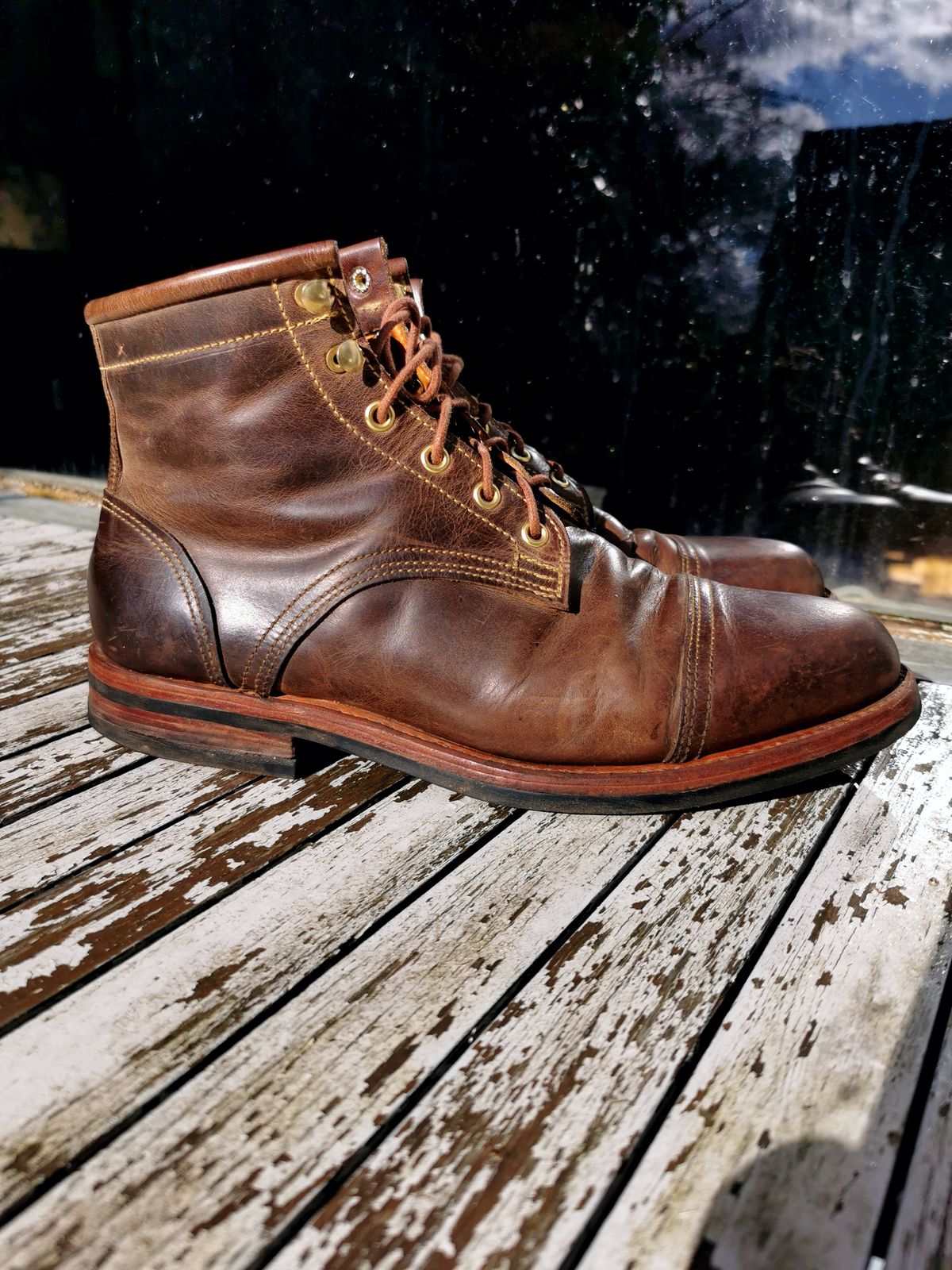 Photo by Kustomkraft on April 2, 2023 of the Kustom Kraft Unlisted Model in Unknown Leather.