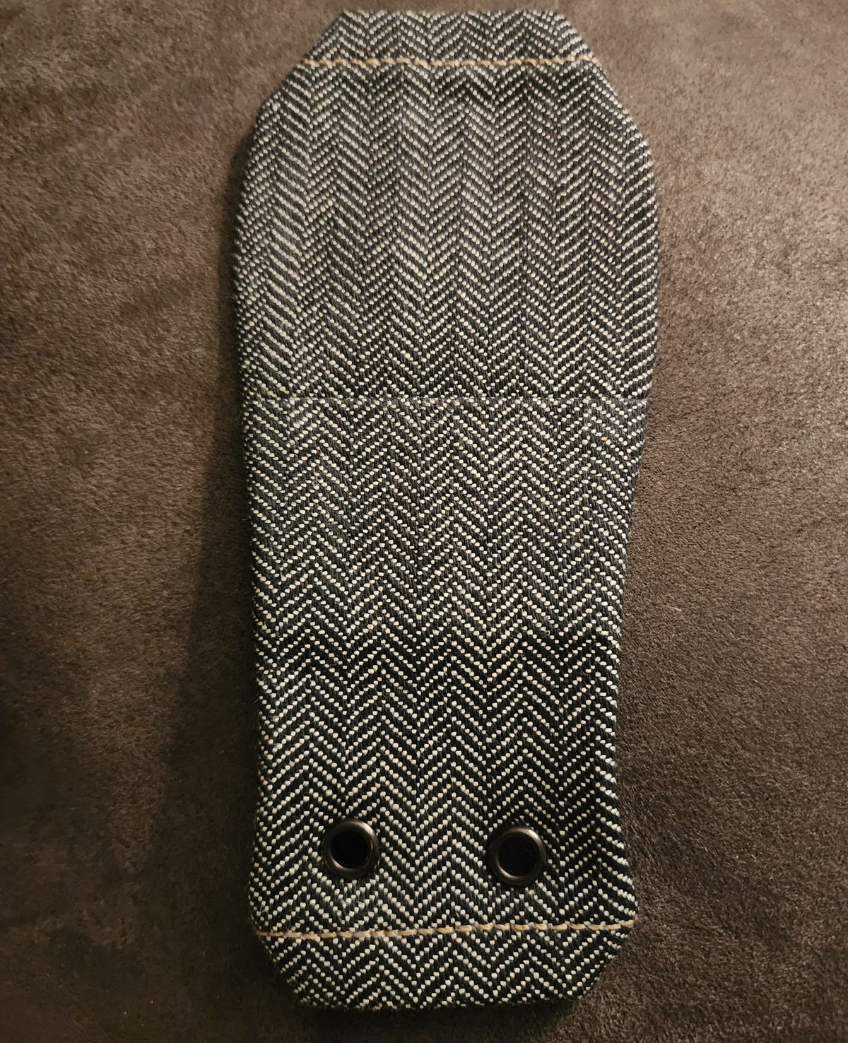 Photo by Pale_Highl1ight on March 7, 2025 of the Nicks Nicks/ x Butterscotch Triton Boot in Nicks/ Horween Black Waxed Flesh.