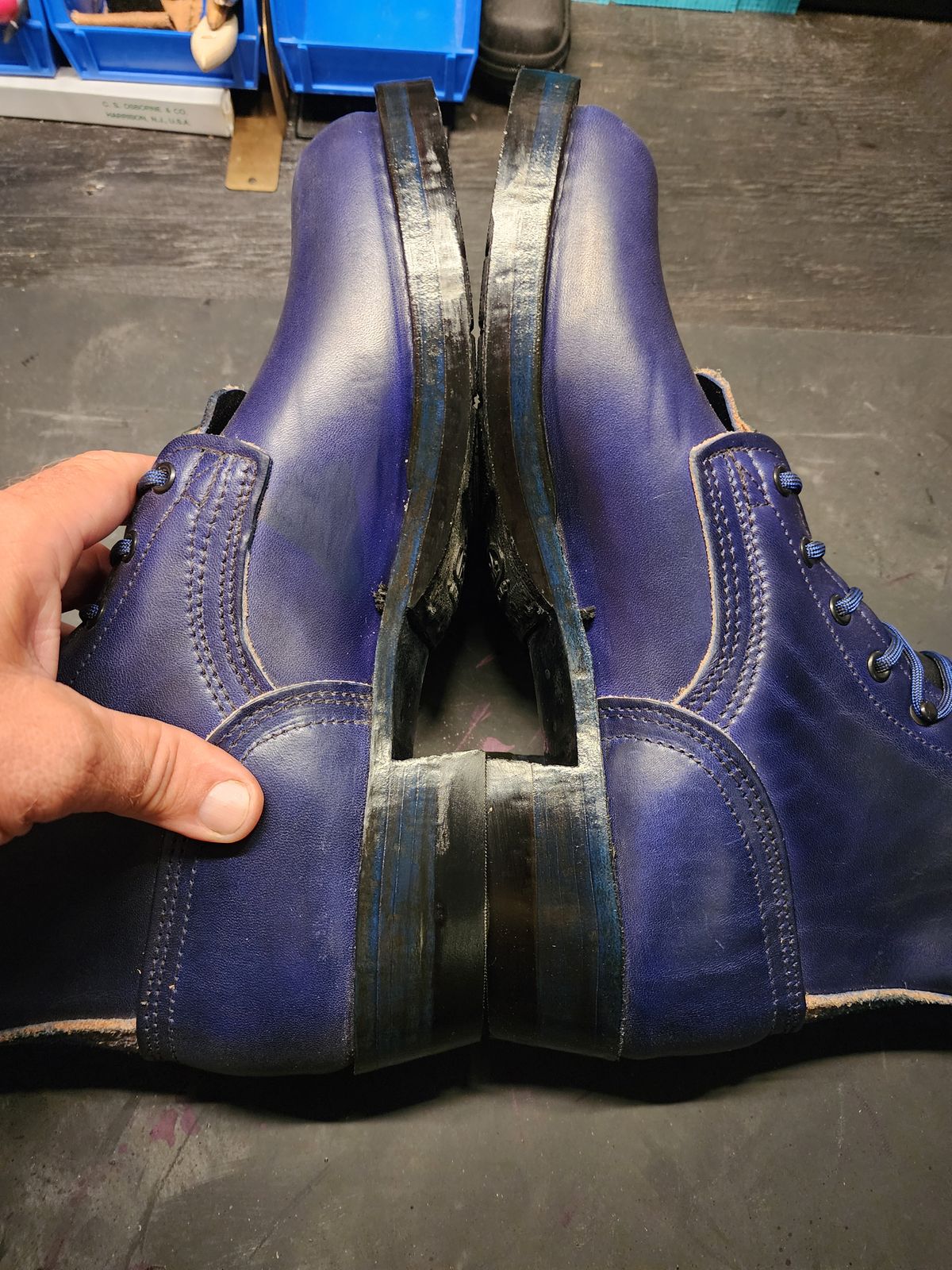 Photo by Pale_Highl1ight on August 2, 2025 of the Nicks MTO in Nicks/ Wickett And Craig Double Stuffed Cobalt.